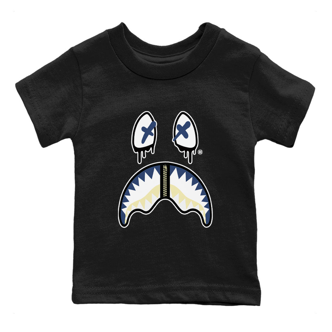 Air Jordan 5 A Ma Maniere x Dawn shirt to match jordans Shark Face sneaker tees Air Jordan 5 A Ma Maniere x Photon Dust Drip Gear Zone Streetwear Brand Sneaker Matching Shirt Baby Toddler Black 2 T-Shirt