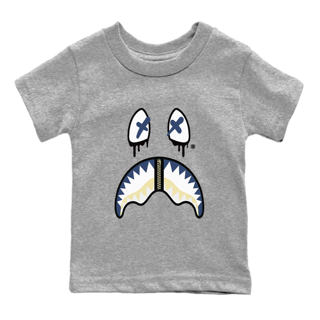 Air Jordan 5 A Ma Maniere x Dawn shirt to match jordans Shark Face sneaker tees Air Jordan 5 A Ma Maniere x Photon Dust Drip Gear Zone Streetwear Brand Sneaker Matching Shirt Baby Toddler Heather Grey 2 T-Shirt
