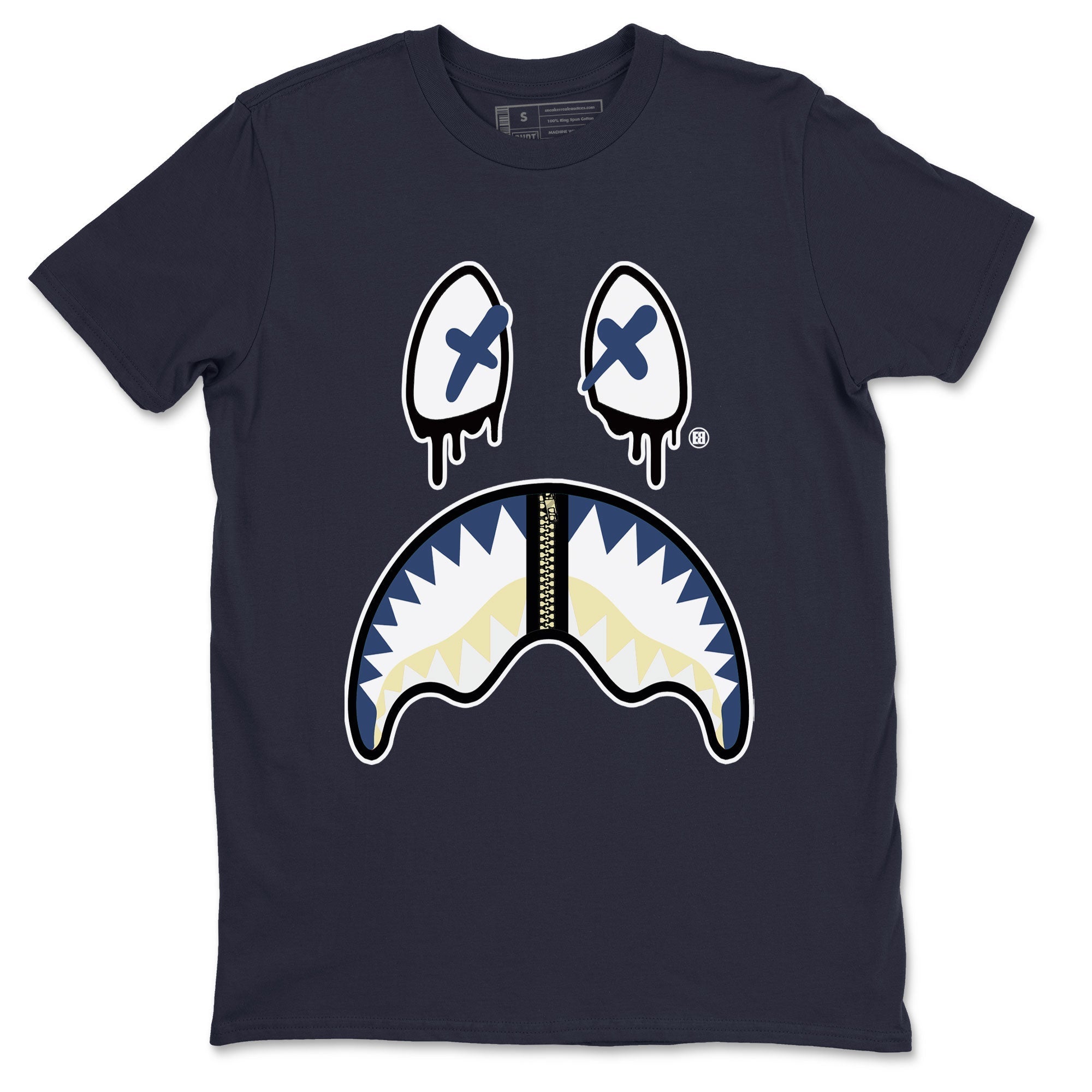 Air Jordan 5 A Ma Maniere x Dawn shirt to match jordans Shark Face sneaker tees Air Jordan 5 A Ma Maniere x Photon Dust Drip Gear Zone Streetwear Brand Sneaker Matching Shirt Unisex Navy 2 T-Shirt