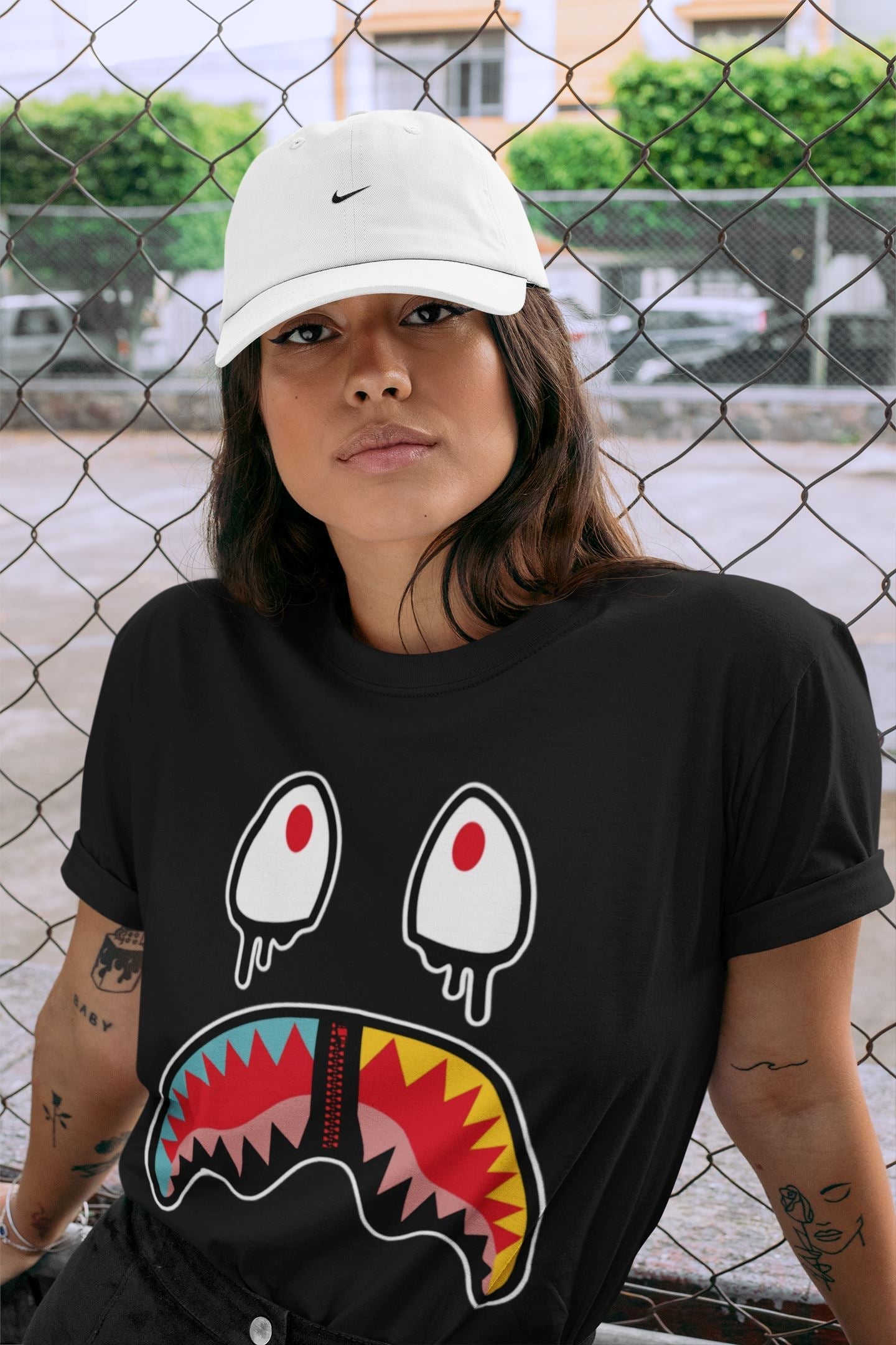 Yeezy 700 Hi-Res Red Shirt To Match Jordans Shark Face Sneaker Tees Yeezy 700 Hi-Res Red Drip Gear Zone Sneaker Matching Clothing Unisex Shirts