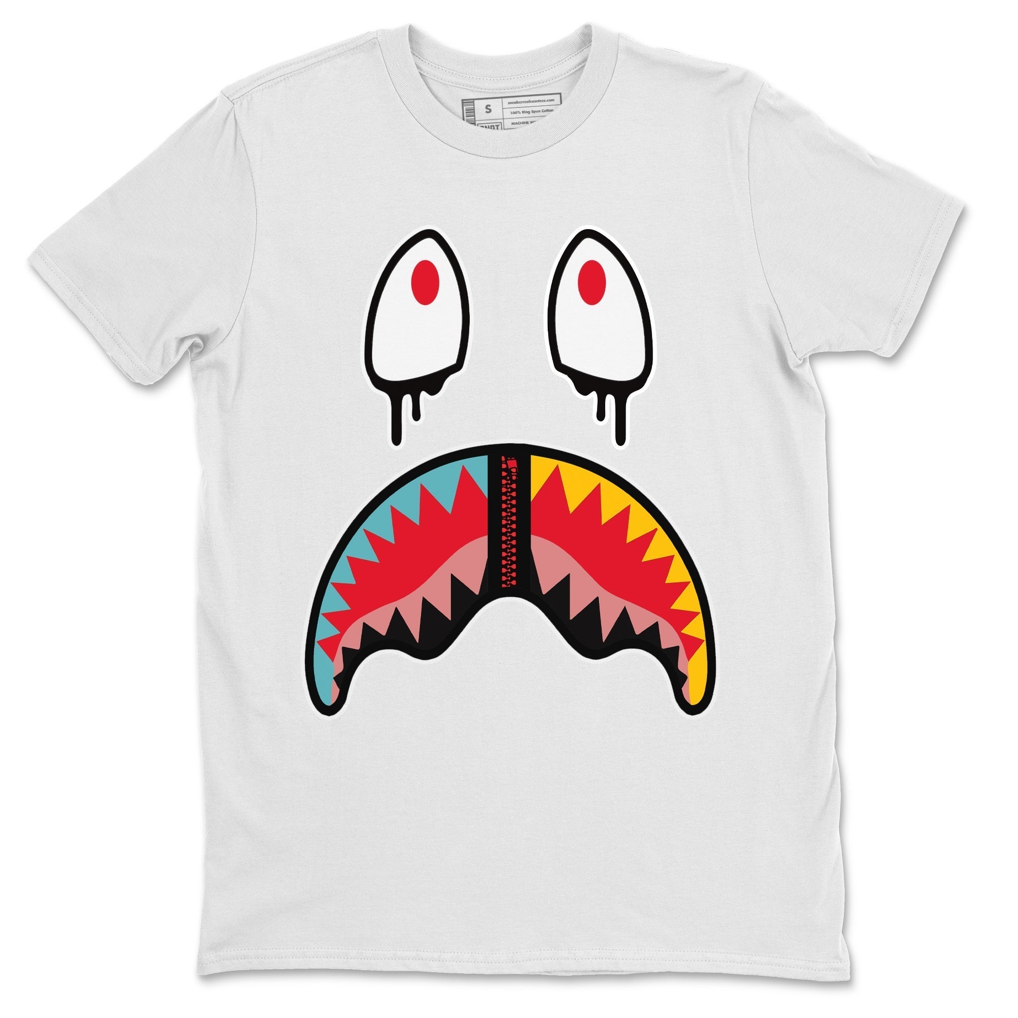 Yeezy 700 Hi-Res Red Shirt To Match Jordans Shark Face Sneaker Tees Yeezy 700 Hi-Res Red Drip Gear Zone Sneaker Matching Clothing Unisex Shirts