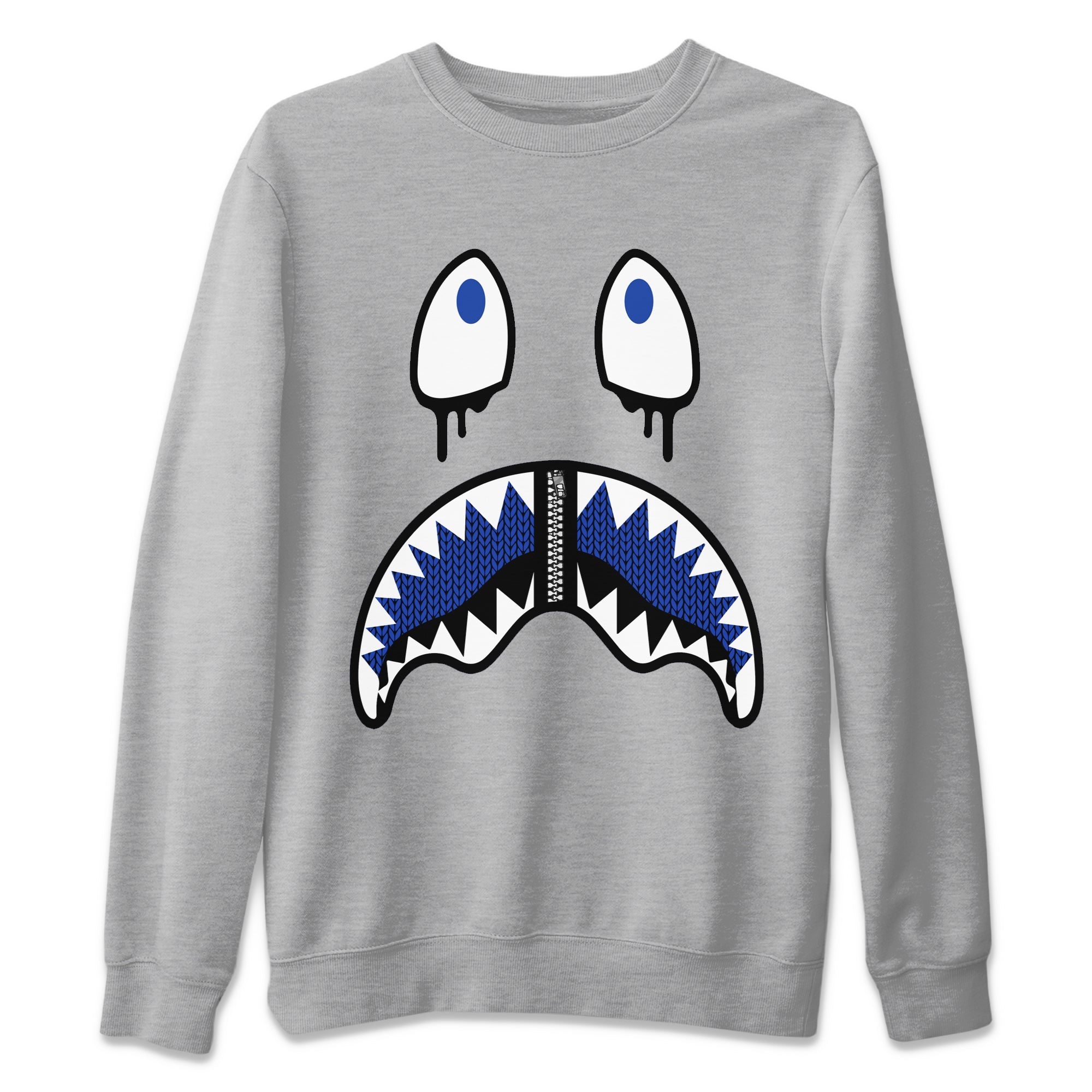 Yeezy 350 Dazzling Blue Shirt To Match Jordans Shark Face Sneaker Tees Yeezy 350 Dazzling Blue Drip Gear Zone Sneaker Matching Clothing Unisex Shirts