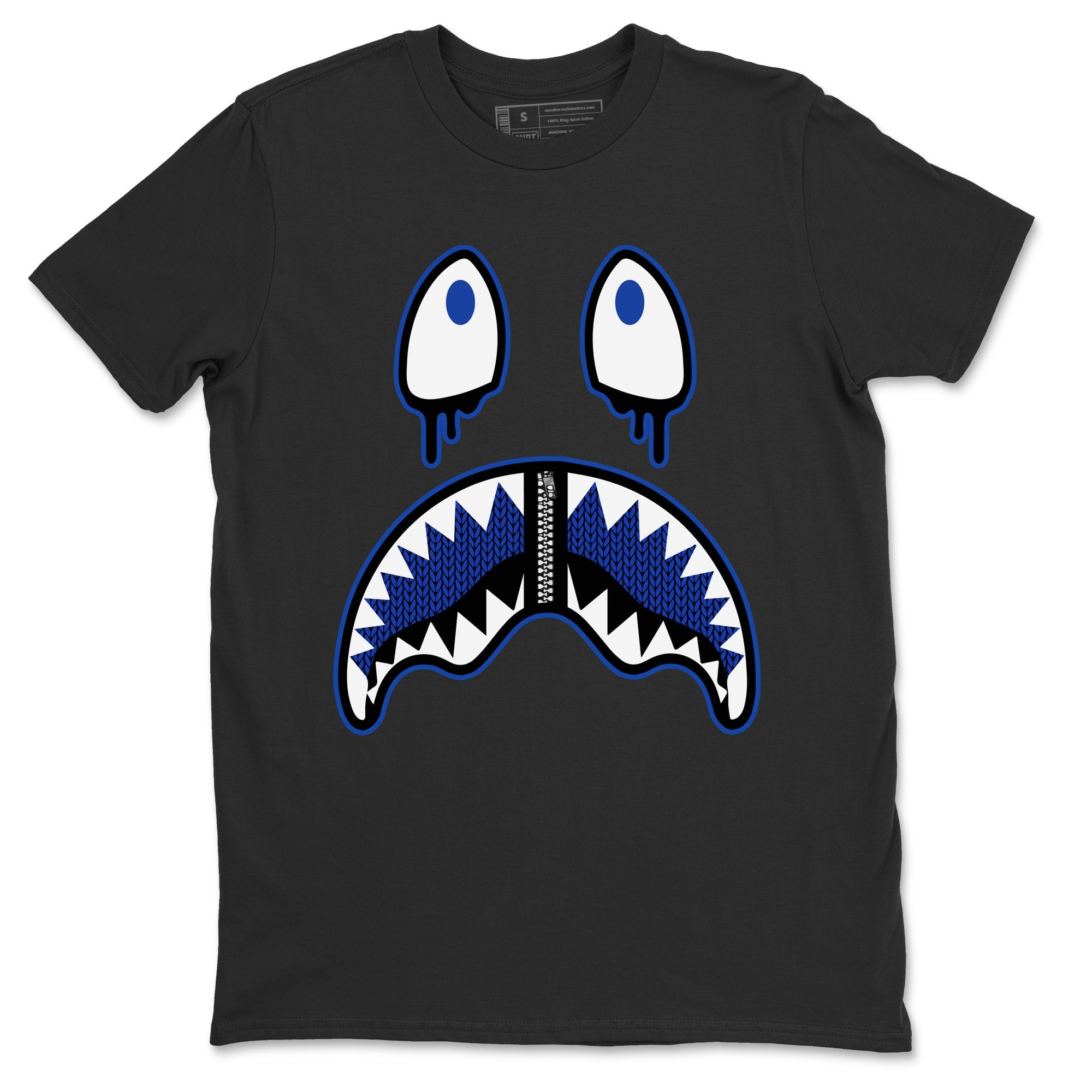 Yeezy 350 Dazzling Blue Shirt To Match Jordans Shark Face Sneaker Tees Yeezy 350 Dazzling Blue Drip Gear Zone Sneaker Matching Clothing Unisex Shirts