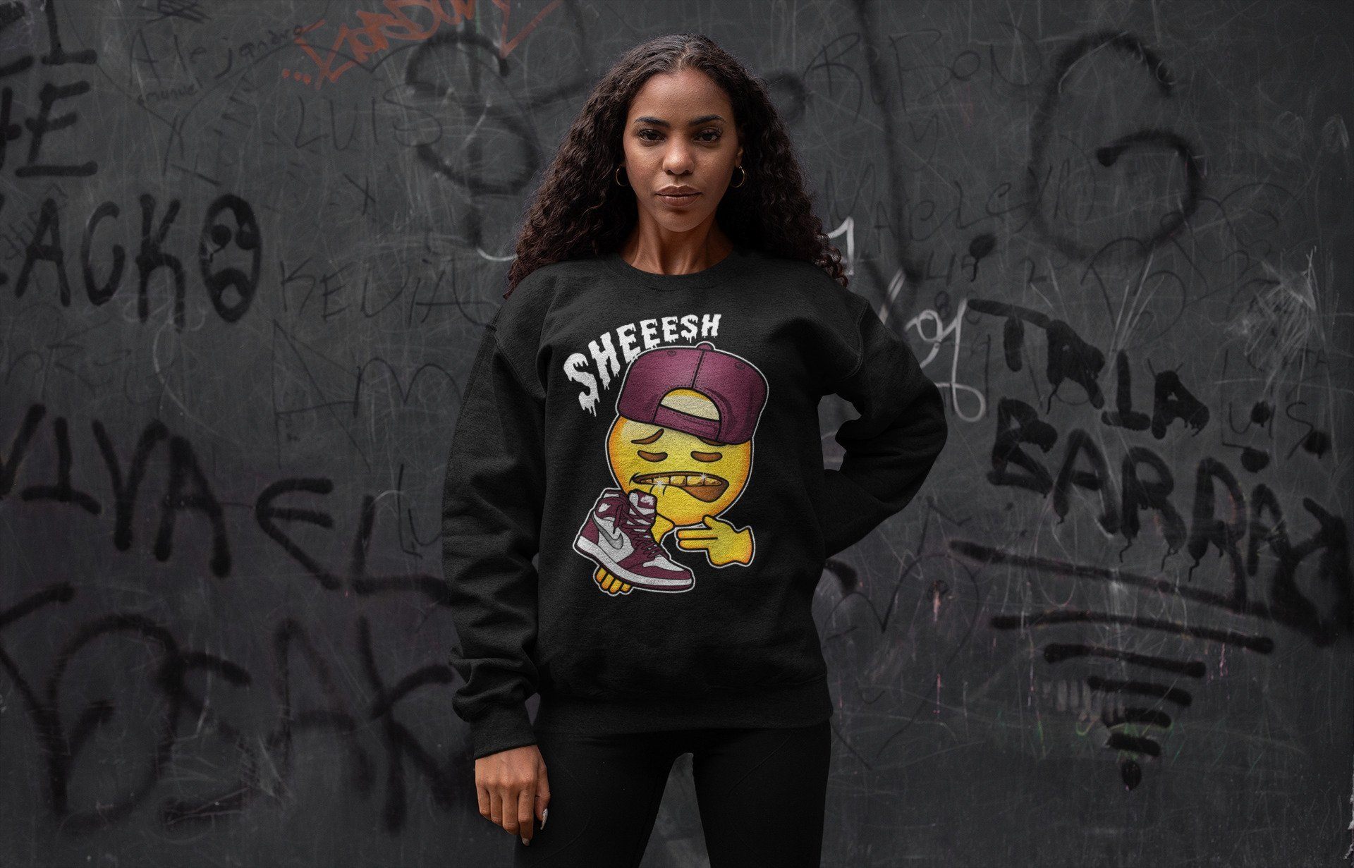 Jordan 1 Bordeaux Sneaker Matching T-Shirt Sheesh Sneaker Tees Jordan 1 Bordeaux Sneaker Release Tees Crew Neck Tees