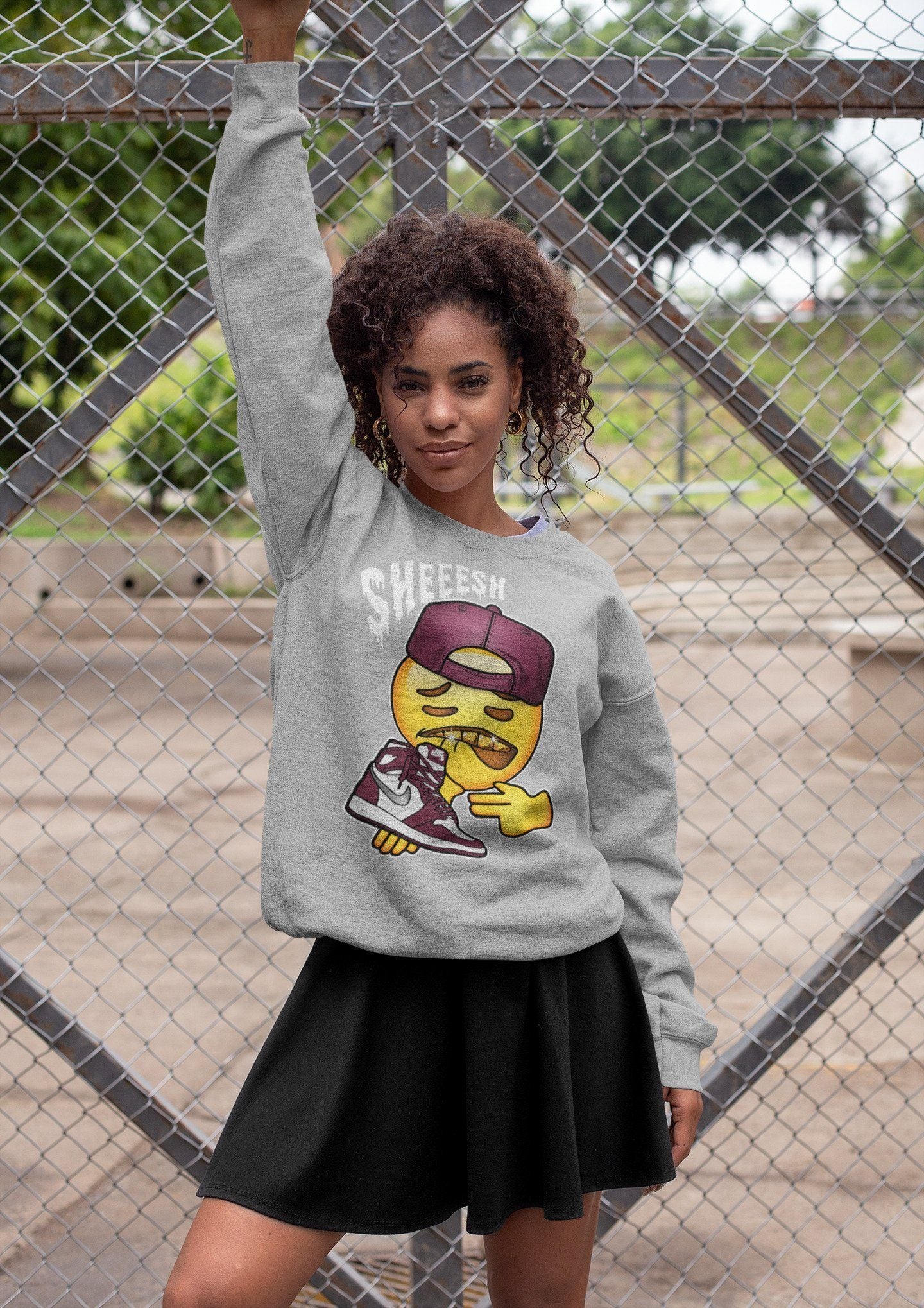 Jordan 1 Bordeaux Sneaker Matching T-Shirt Sheesh Sneaker Tees Jordan 1 Bordeaux Sneaker Release Tees Crew Neck Tees