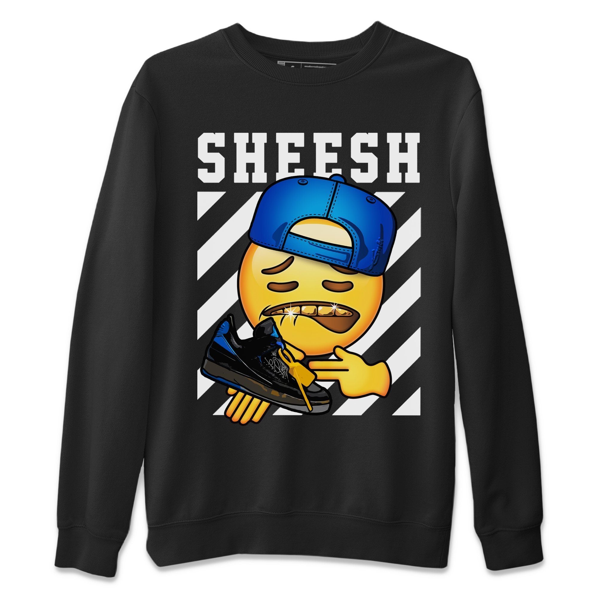 Jordan 2 OFF-WHITE Black Blue Shirt To Match Jordans Sheesh Sneaker Tees Jordan 2 OFF-WHITE Black Blue Drip Gear Zone Sneaker Matching Clothing Unisex Shirts