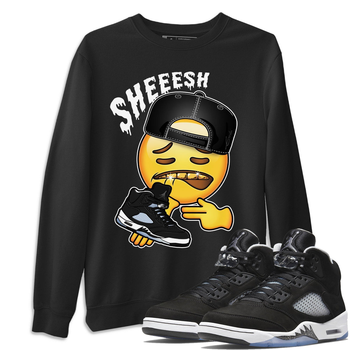 Jordan 5 Moonlight Shirt To Match Jordans Sheesh Sneaker Tees Jordan 5 Moonlight Drip Gear Zone Sneaker Matching Clothing Unisex Shirts