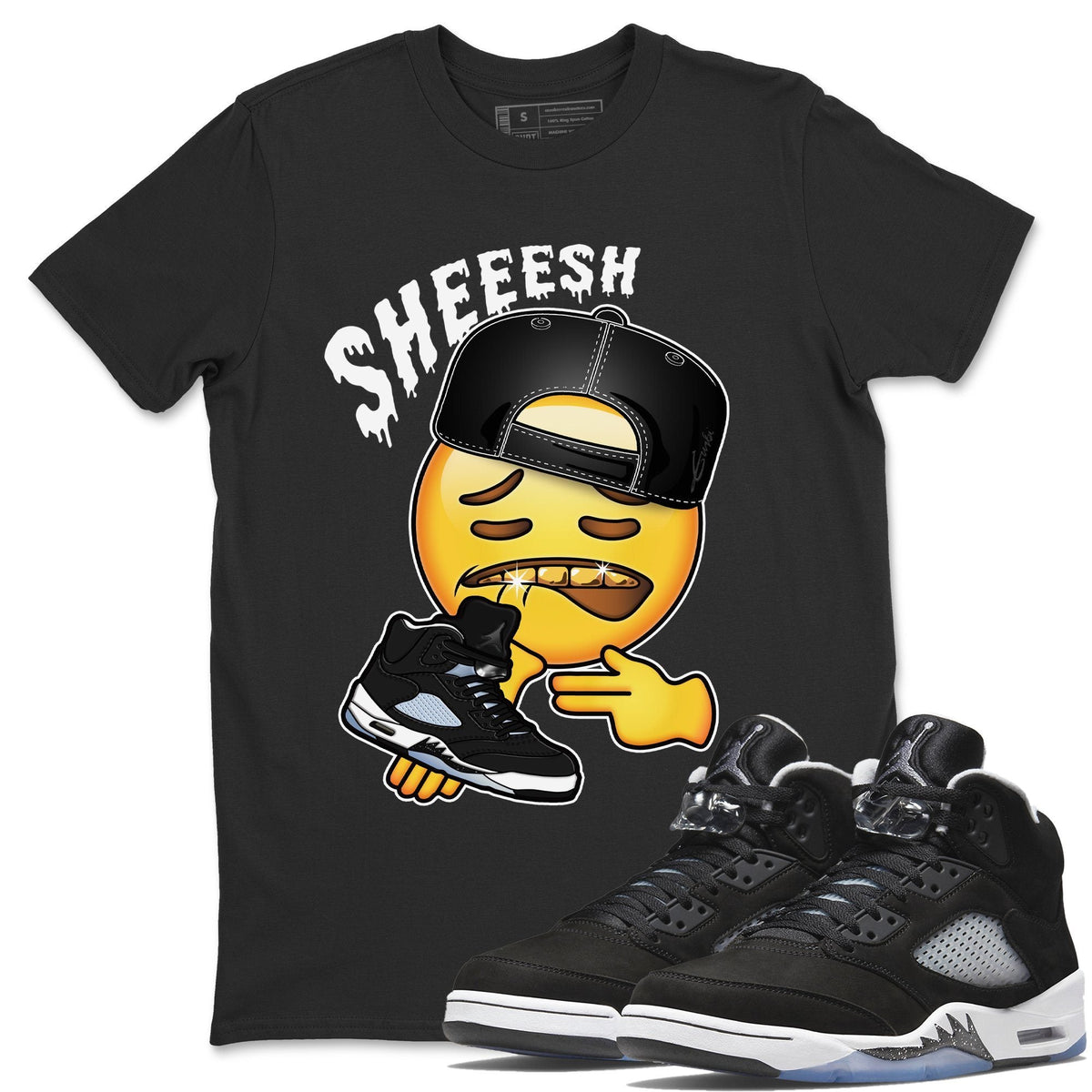 Jordan 5 Moonlight Shirt To Match Jordans Sheesh Sneaker Tees Jordan 5 Moonlight Drip Gear Zone Sneaker Matching Clothing Unisex Shirts