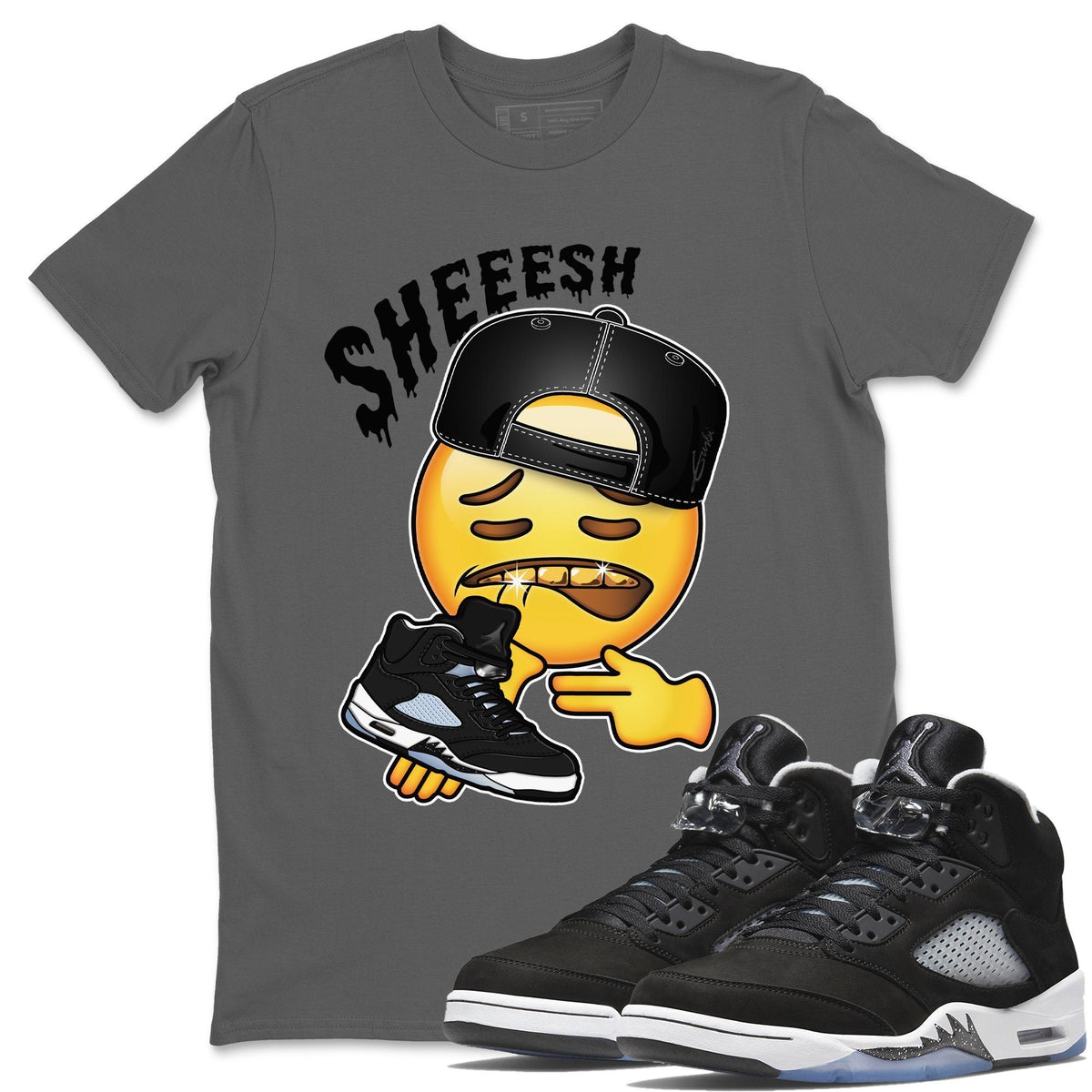 Jordan 5 Moonlight Shirt To Match Jordans Sheesh Sneaker Tees Jordan 5 Moonlight Drip Gear Zone Sneaker Matching Clothing Unisex Shirts