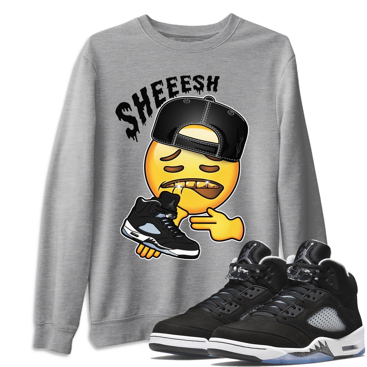 Jordan 5 Moonlight Shirt To Match Jordans Sheesh Sneaker Tees Jordan 5 Moonlight Drip Gear Zone Sneaker Matching Clothing Unisex Shirts