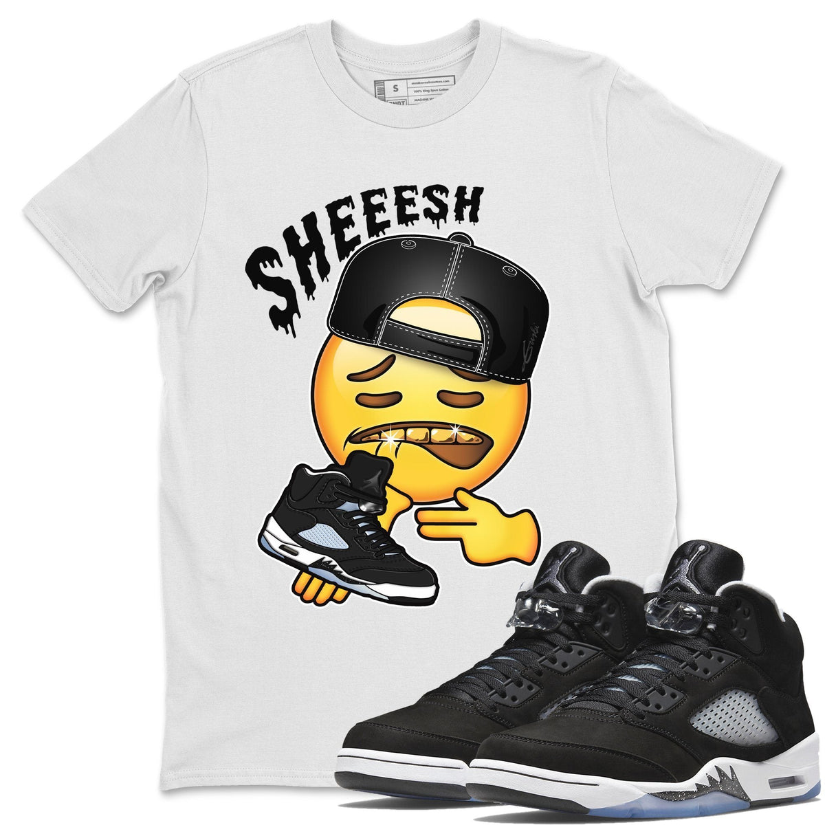 Jordan 5 Moonlight Shirt To Match Jordans Sheesh Sneaker Tees Jordan 5 Moonlight Drip Gear Zone Sneaker Matching Clothing Unisex Shirts
