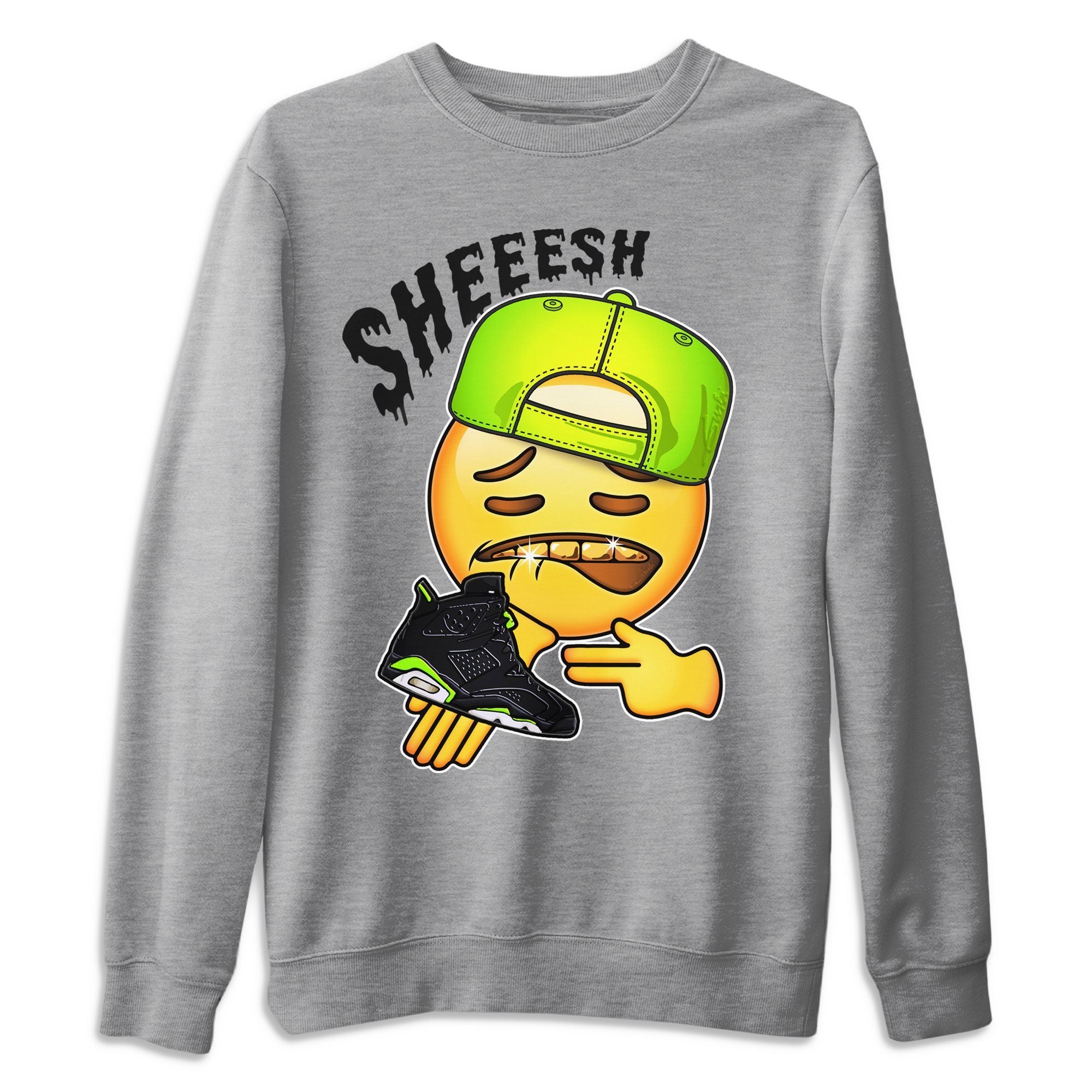 Jordan 6 Electric Green Shirt To Match Jordans Sheesh Sneaker Tees Jordan 6 Electric Green Drip Gear Zone Sneaker Matching Clothing Unisex Shirts