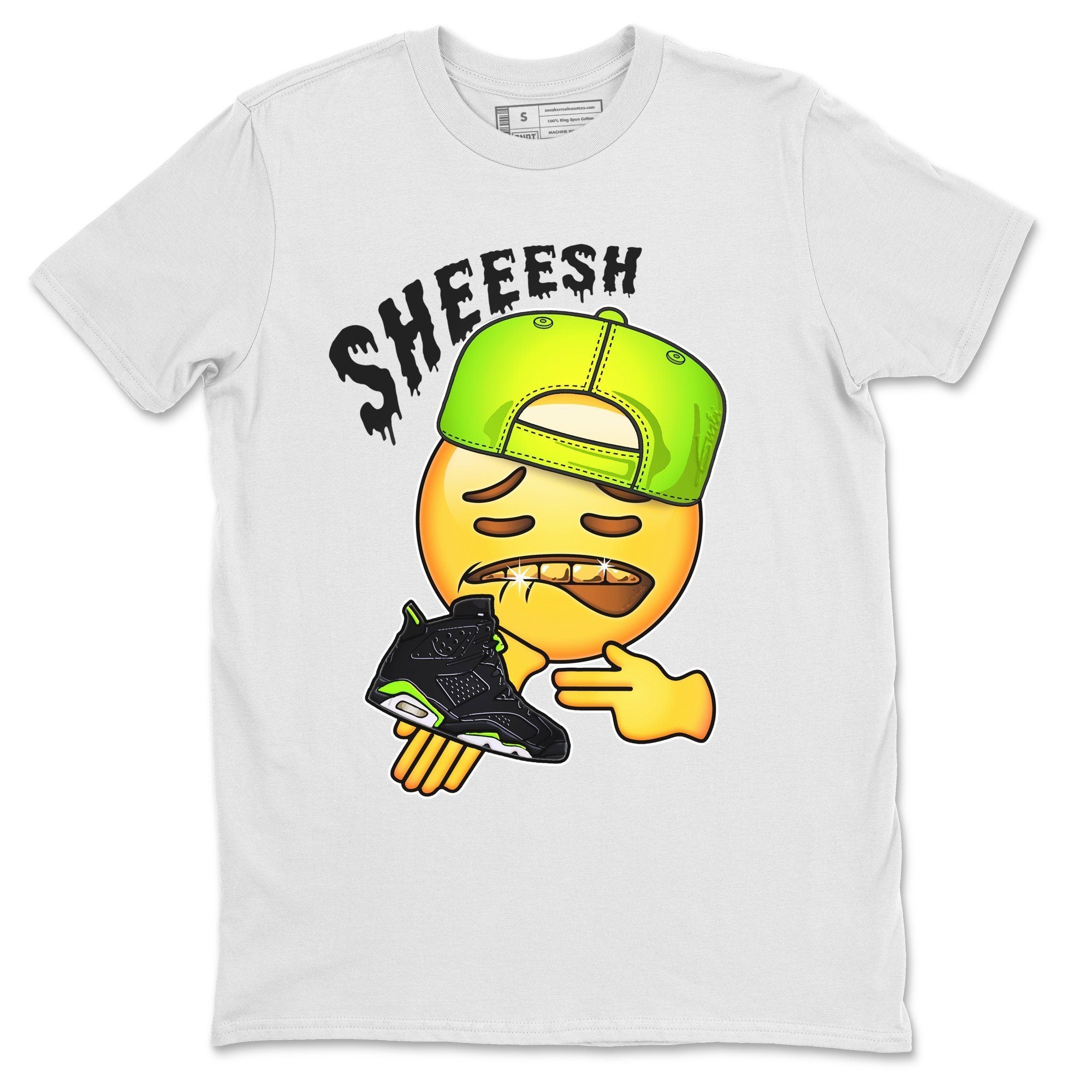 Jordan 6 Electric Green Shirt To Match Jordans Sheesh Sneaker Tees Jordan 6 Electric Green Drip Gear Zone Sneaker Matching Clothing Unisex Shirts