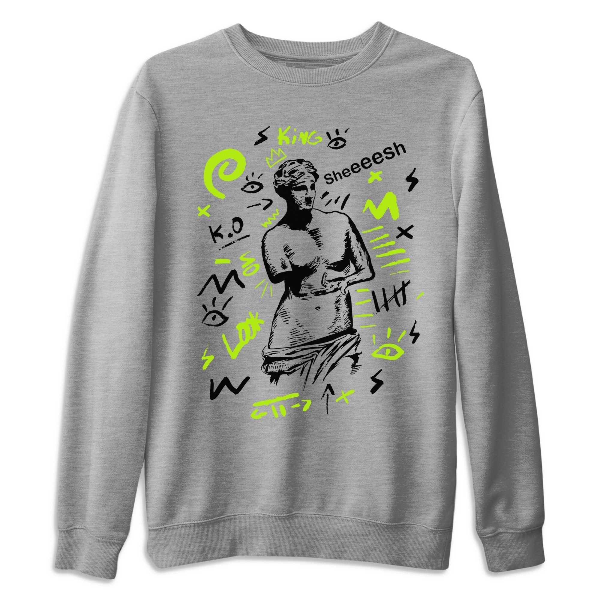 Jordan 6 Electric Green Shirt To Match Jordans Sheesh Meme Sneaker Tees Jordan 6 Electric Green Drip Gear Zone Sneaker Matching Clothing Unisex Shirts