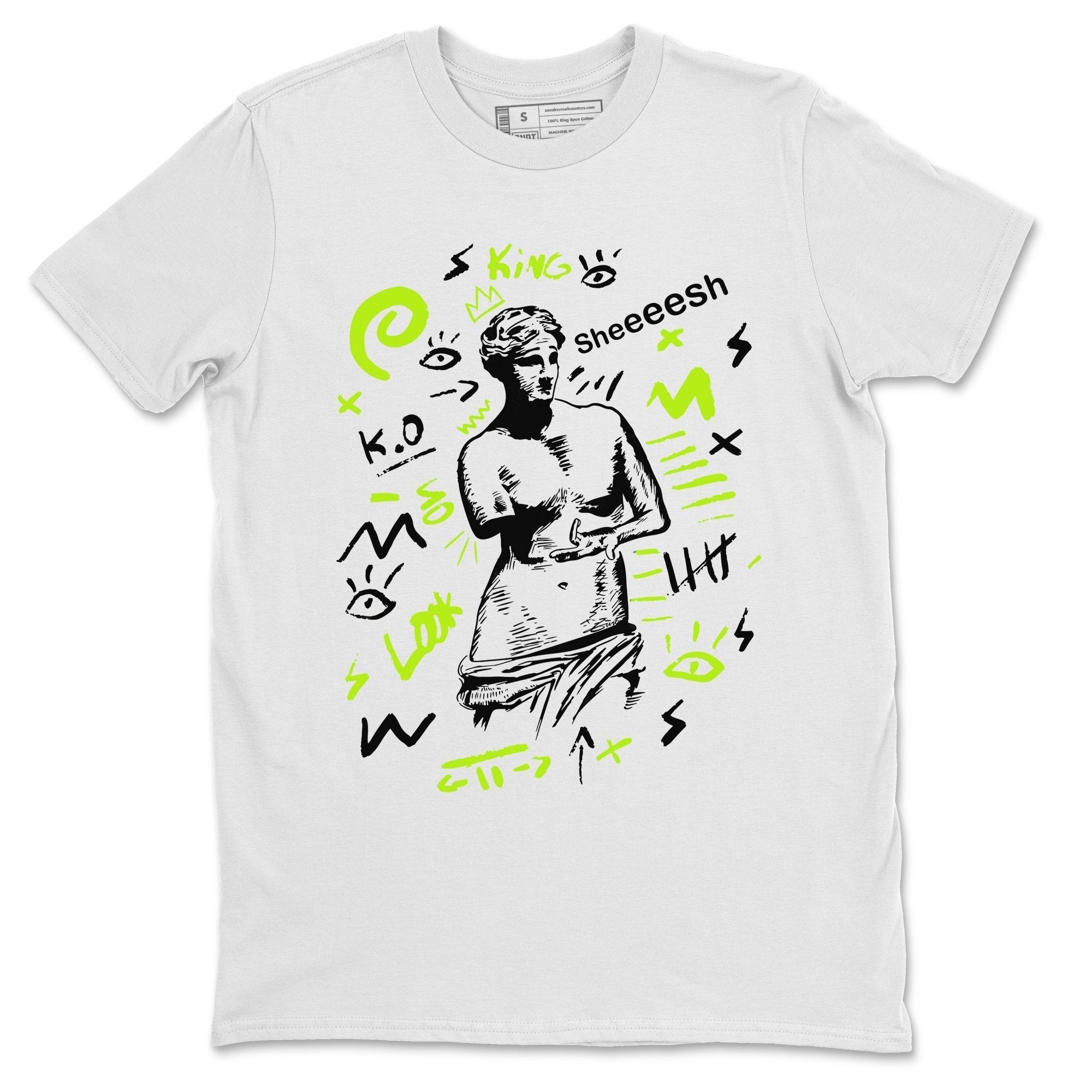 Jordan 6 Electric Green Shirt To Match Jordans Sheesh Meme Sneaker Tees Jordan 6 Electric Green Drip Gear Zone Sneaker Matching Clothing Unisex Shirts