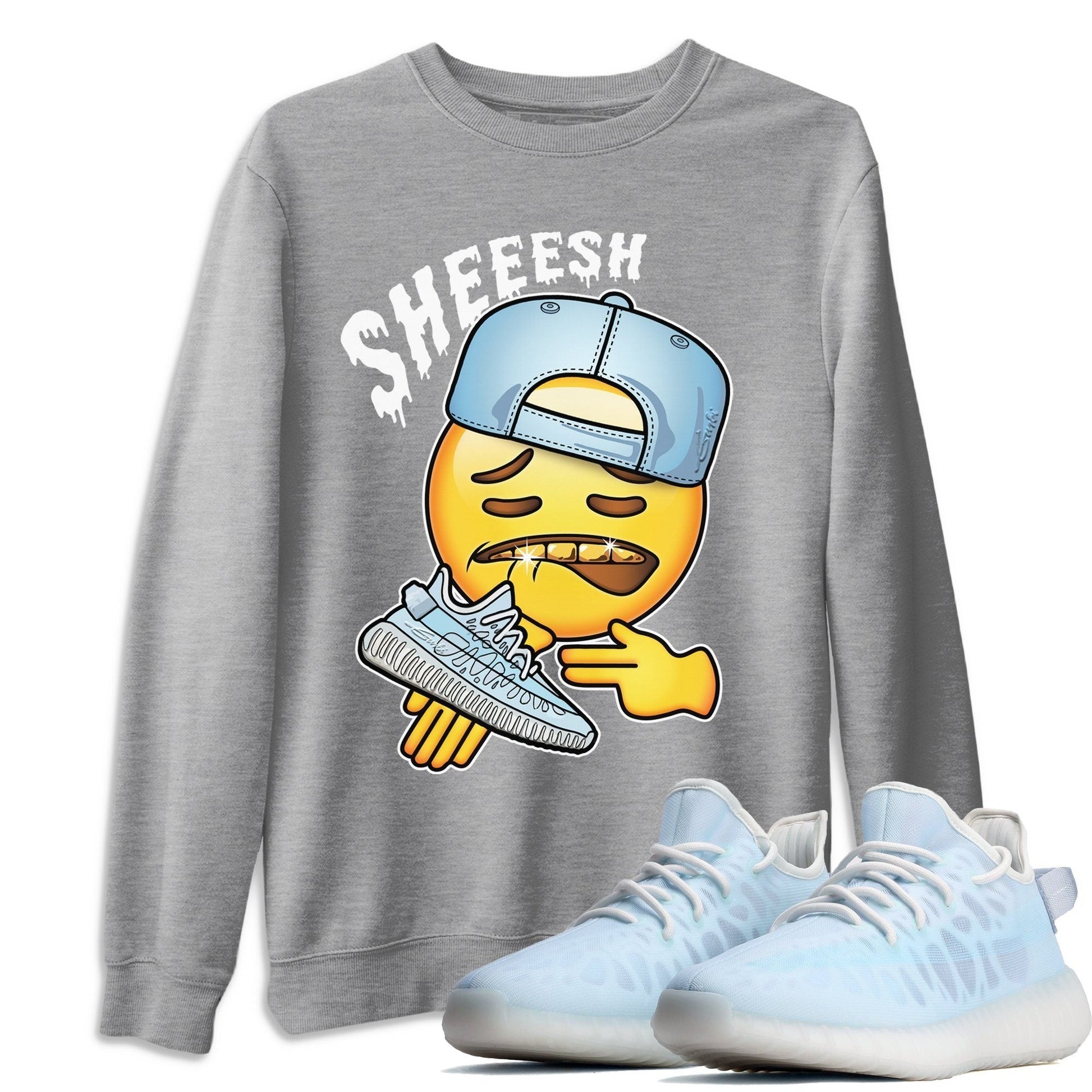 Yeezy 350 Mono Ice Shirt To Match Jordans Sheesh Sneaker Tees Yeezy 350 Mono Ice Drip Gear Zone Sneaker Matching Clothing Unisex Shirts