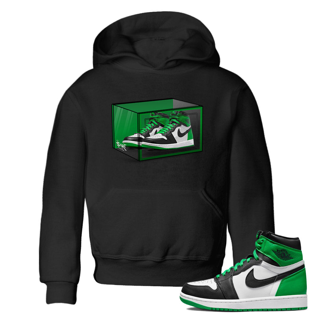 Air Jordan 1 Celtics Shoe Box Baby and Kids Shirts Air Jordan 1 Celtics Kids Shirts Washing and Care Tip
