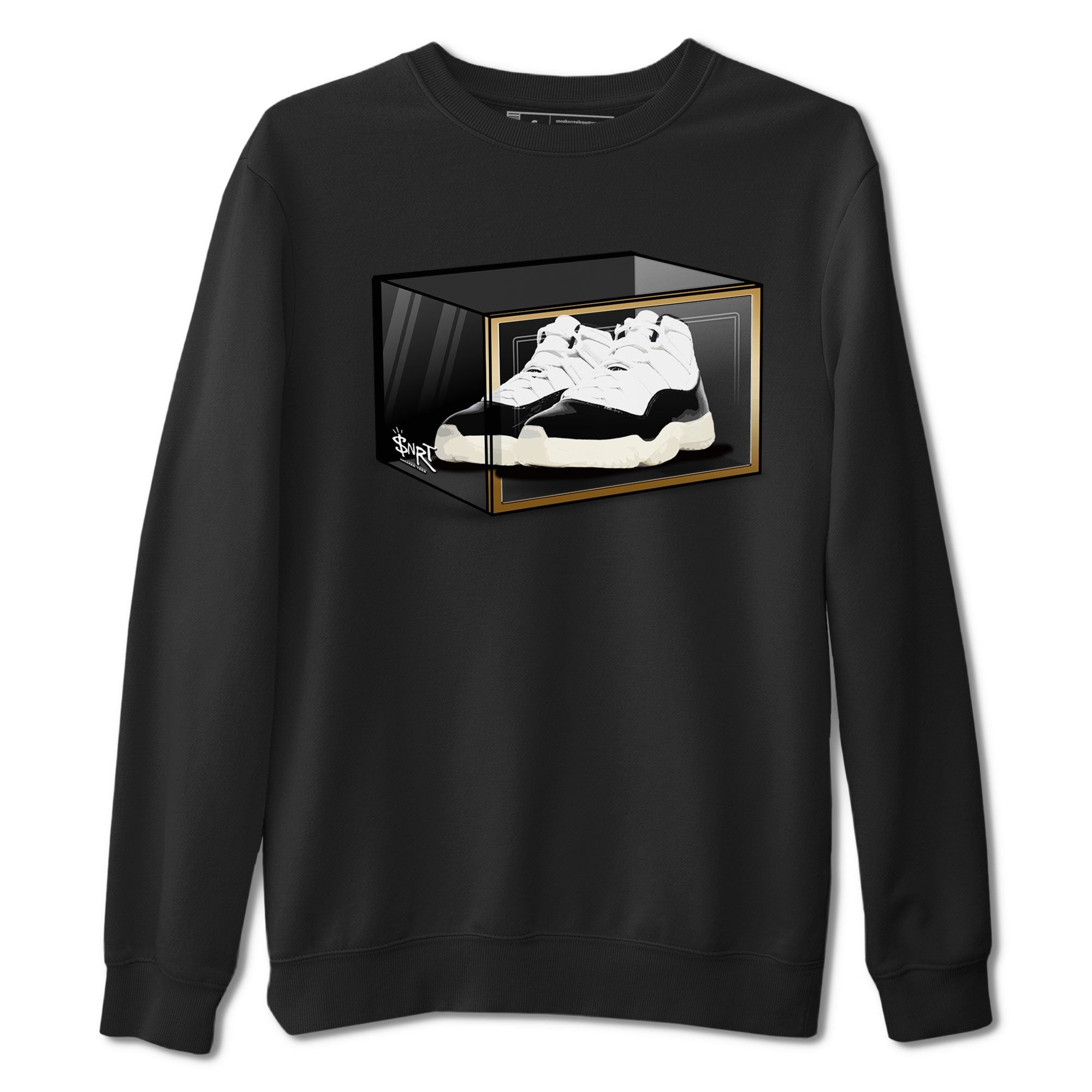 11s Gratitude shirt to match jordans Shoe Box sneaker tees Air Jordan 11 Gratitude Drip Gear Zone Sneaker Matching Shirt Unisex Black 2 T-Shirt