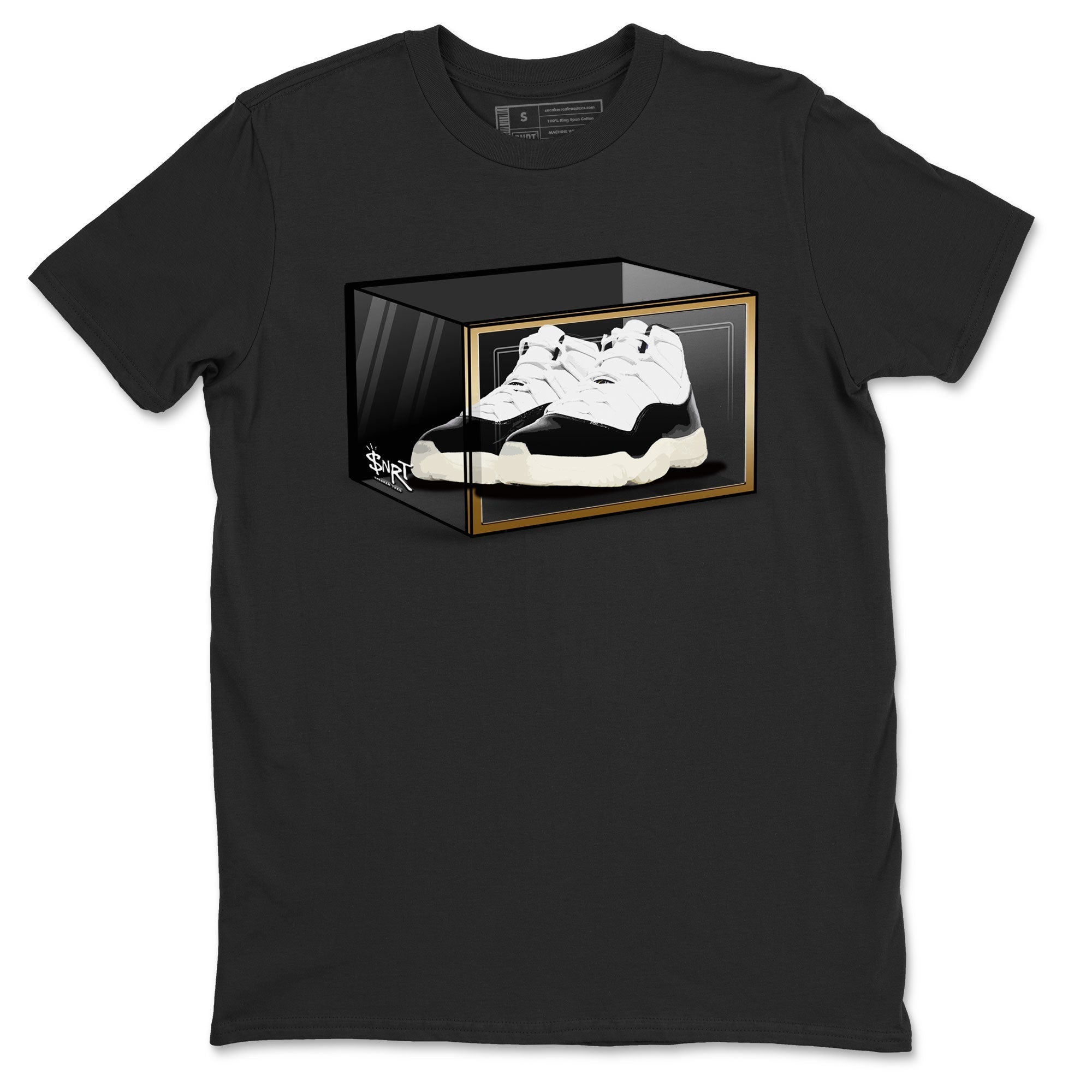 11s Gratitude shirt to match jordans Shoe Box sneaker tees Air Jordan 11 Gratitude Drip Gear Zone Sneaker Matching Shirt Unisex Black 2 T-Shirt