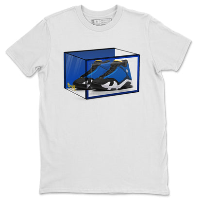 Air Jordan 14 Laney Sneaker Match Tees Shoe Box Sneaker Tees Jordan 14 Laney Sneaker Release Tees Unisex Shirts White 2