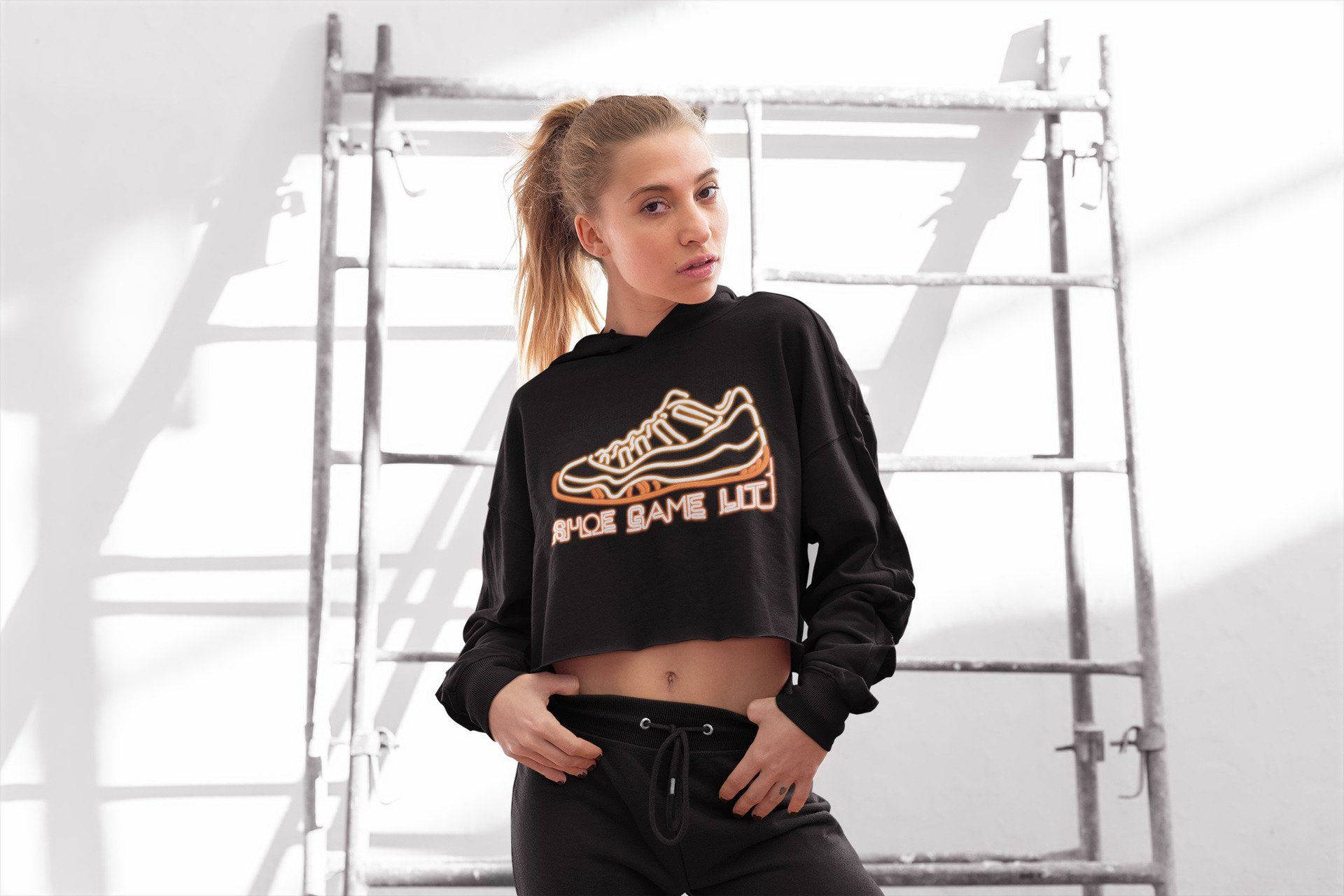 Jordan 11 Citrus Sneaker Matching T-Shirt Shoe Game Lit Sneaker Tees Jordan 11 Citrus Sneaker Release Tees Women's Shirts