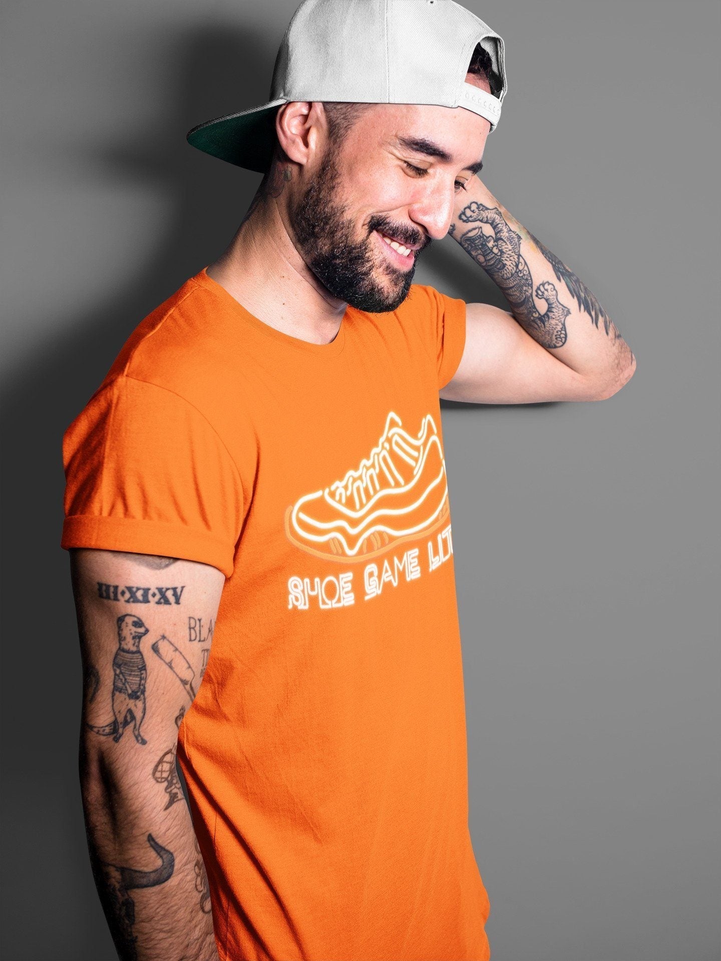 Jordan 11 Citrus Shirt To Match Jordans Shoe Game Lit Sneaker Tees Jordan 11 Citrus Drip Gear Zone Sneaker Matching Clothing Unisex Shirts