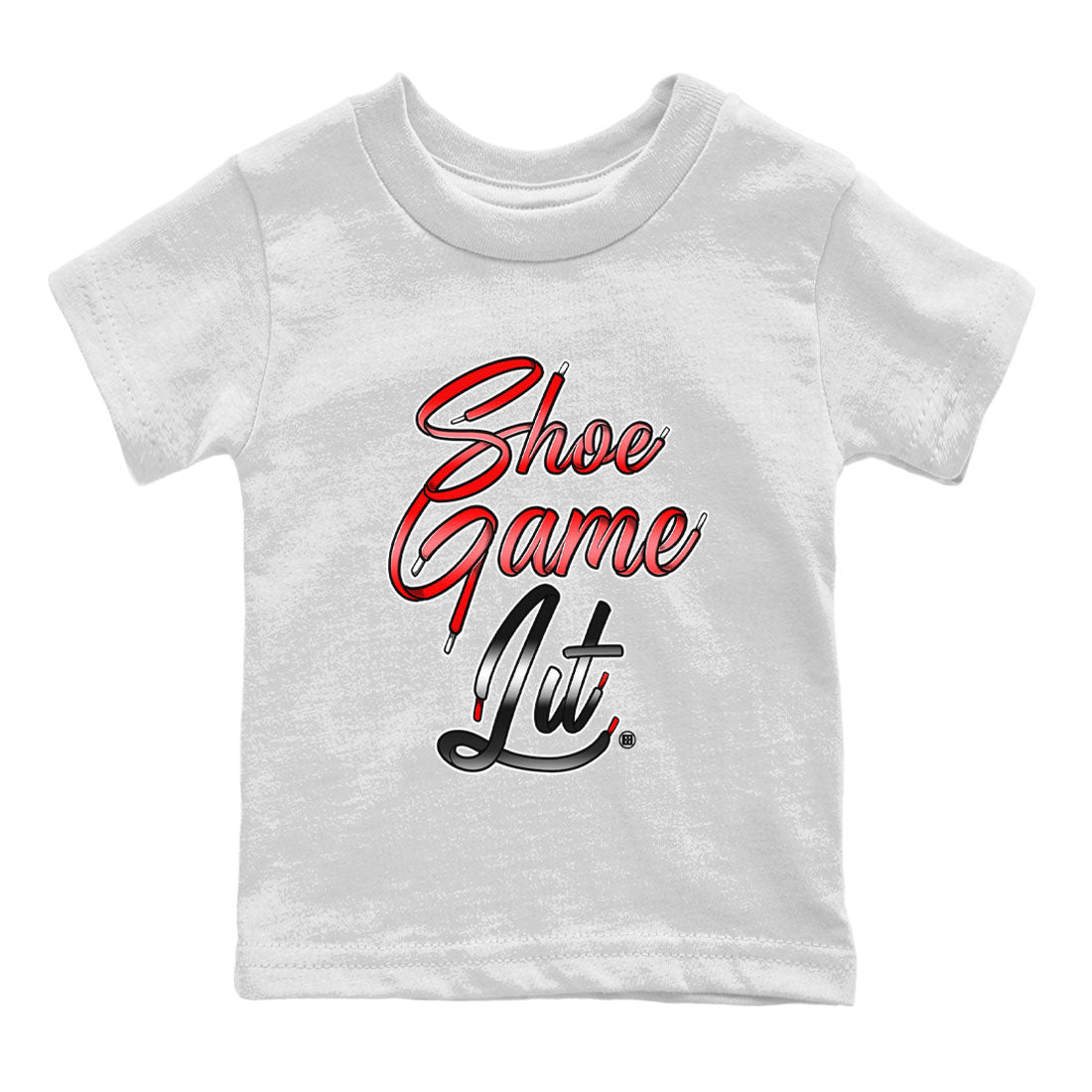 Air Jordan 1 Satin Bred Sneaker Match Tees Shoe Game Lit Shoe Lace Streetwear Sneaker Shirt Air Jordan 1 Satin Bred Drip Gear Zone Sneaker Matching Clothing Kids, Youth, Baby Clothing White 2