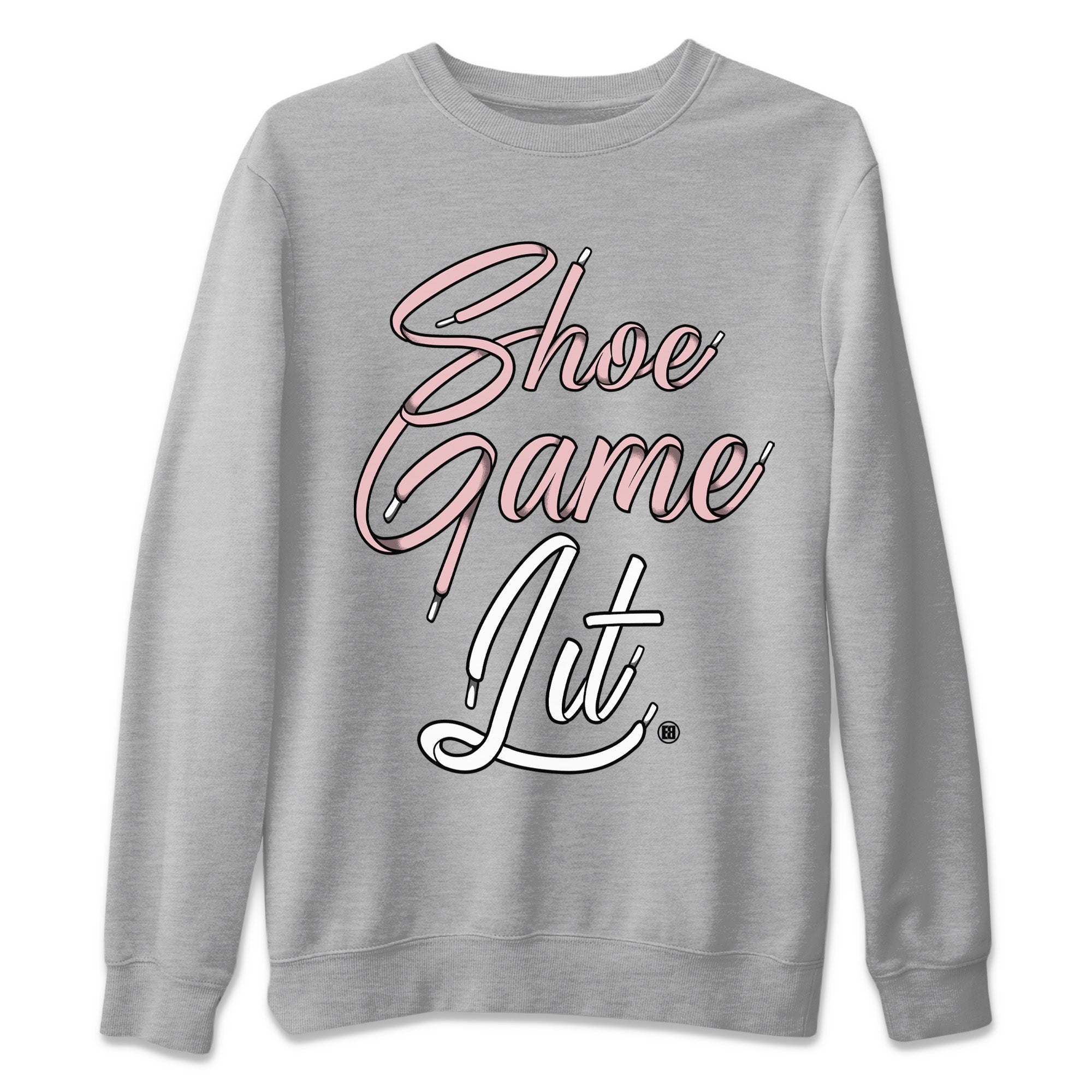 Air Jordan 1 Washed Pink Sneaker Match Tees Shoe Game Lit Shoe Lace Streetwear Sneaker Shirt Air Jordan 1 High OG WMNS Washed Pink Sneaker Release Tees Unisex Shirts Heather Grey 2