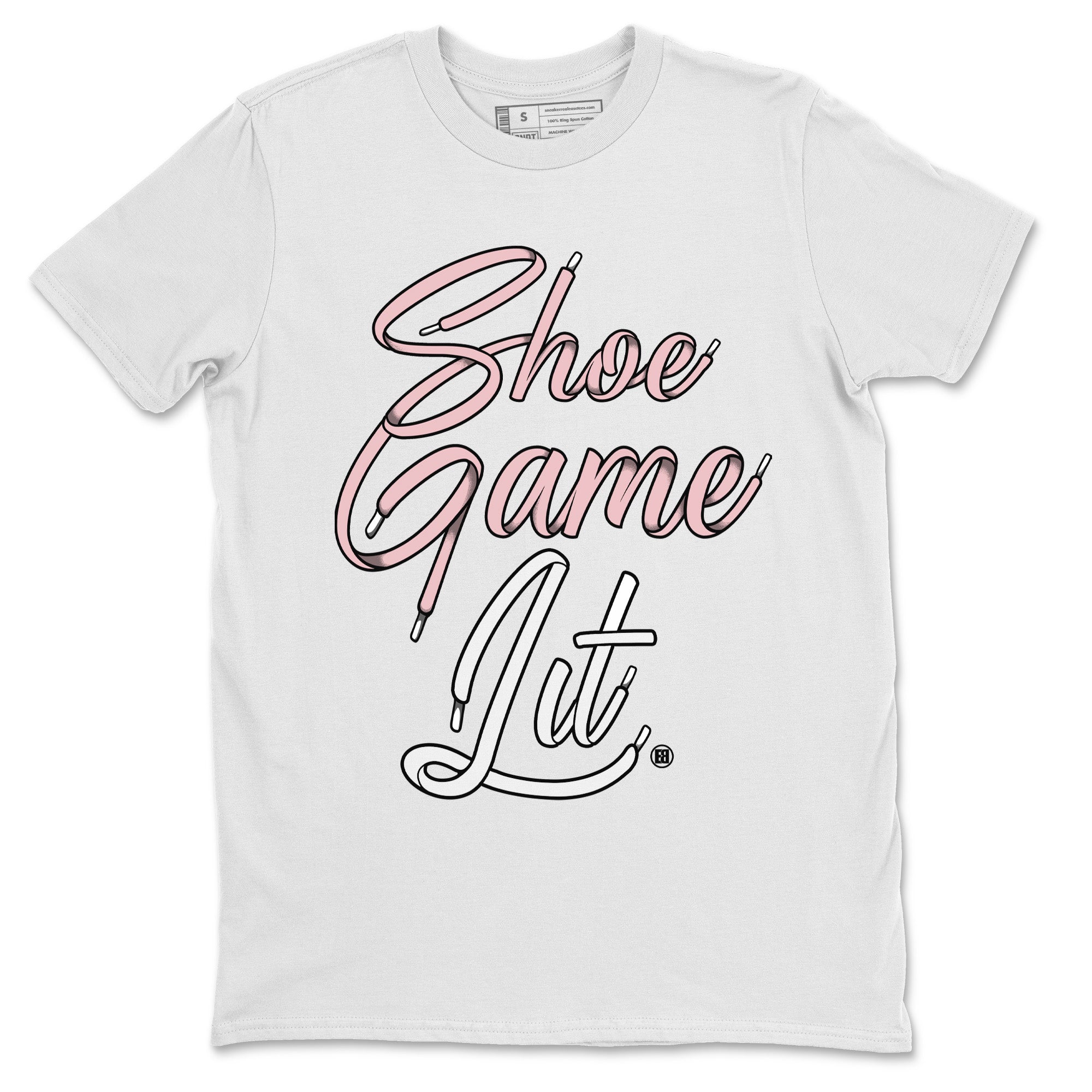 Air Jordan 1 Washed Pink Sneaker Match Tees Shoe Game Lit Shoe Lace Streetwear Sneaker Shirt Air Jordan 1 High OG WMNS Washed Pink Sneaker Release Tees Unisex Shirts White 2