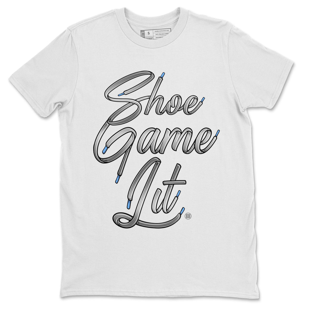 Air Jordan 11 White Cement Sneaker Match Tees Shoe Game Lit Shoe Lace Streetwear Sneaker Shirt Air Jordan 11 Cement Grey Sneaker Release Tees Unisex Shirts White 2
