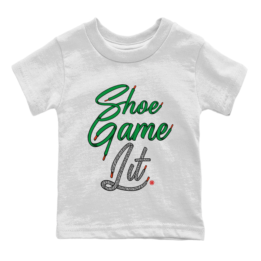 Air Jordan 3 Lucky Green Sneaker Match Tees Shoe Game Lit Shoe Lace Streetwear Sneaker Shirt Air Jordan 3 Lucky Green Sneaker Release Tees Kids Shirts White 2