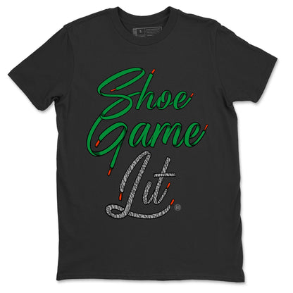 Air Jordan 3 Lucky Green Sneaker Match Tees Shoe Game Lit Shoe Lace Streetwear Sneaker Shirt Air Jordan 3 Lucky Green Sneaker Release Tees Unisex Shirts Black 2