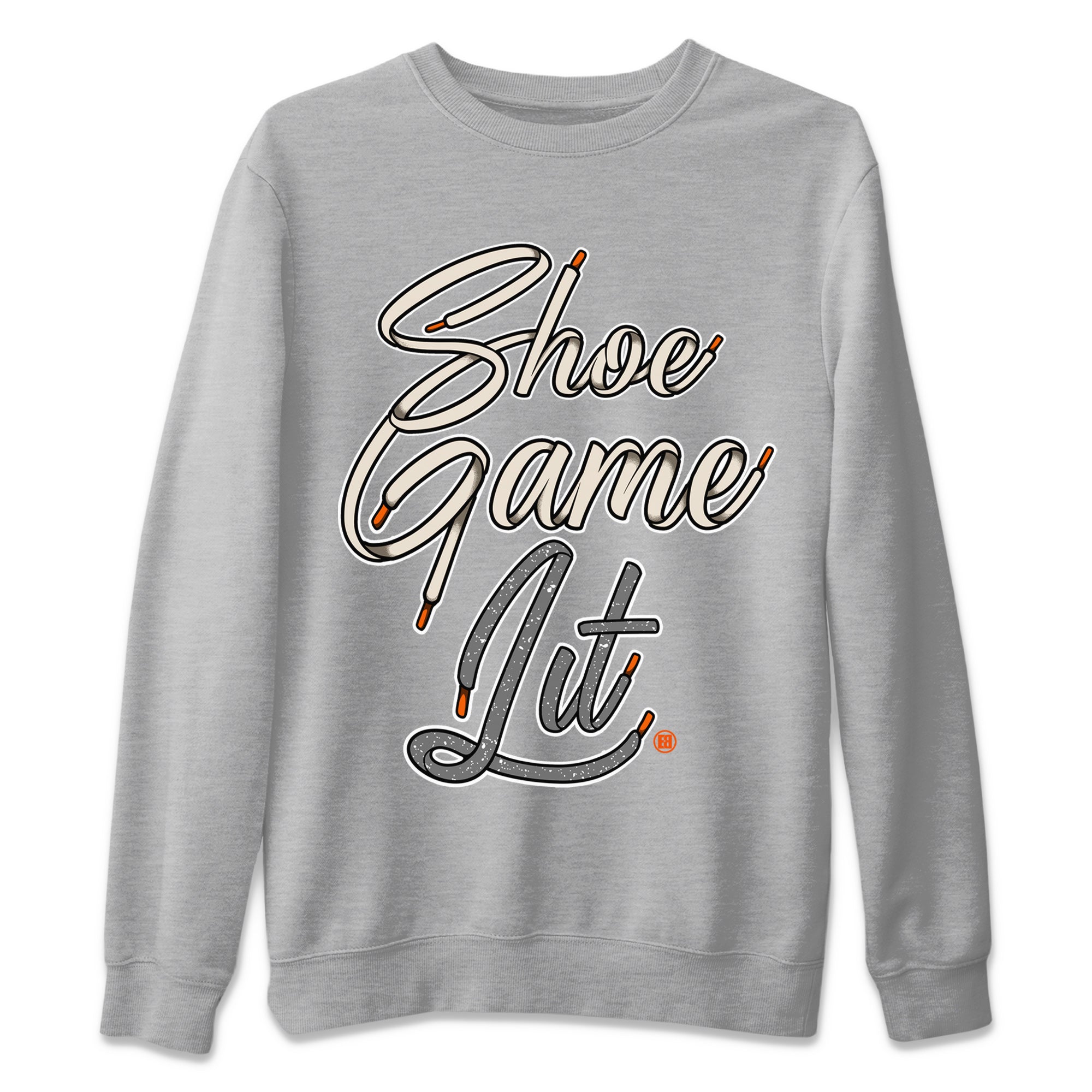 Air Jordan 5 Craft Sneaker Match Tees Shoe Game Lit Shoe Lace Streetwear Sneaker Shirt Air Jordan 5 Retro Craft Tees Unisex Shirts Heather Grey 2