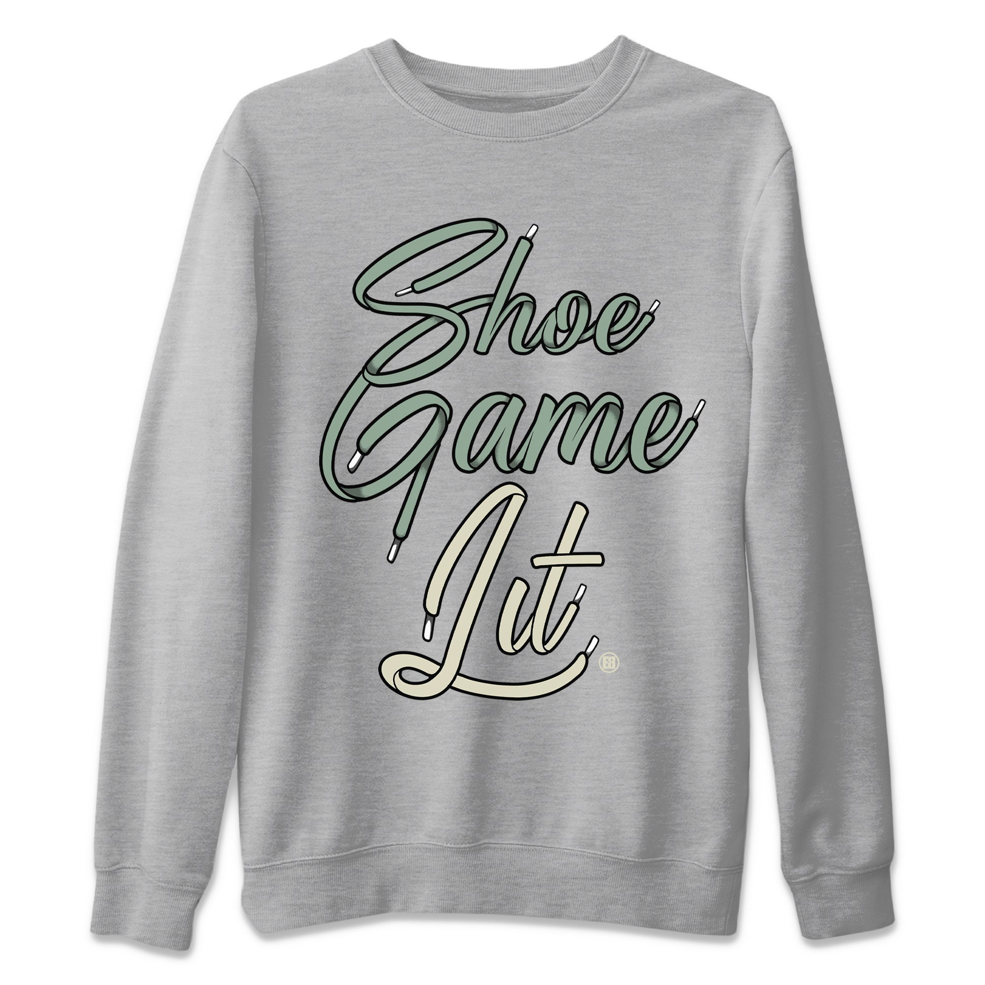 Dunk Low Mica Green Shirts Shoe Game Lit Shoe Lace Streetwear Sneaker Shirt Dunk Mica Green Sneaker Release Tees Unisex Shirts Heather Grey 2