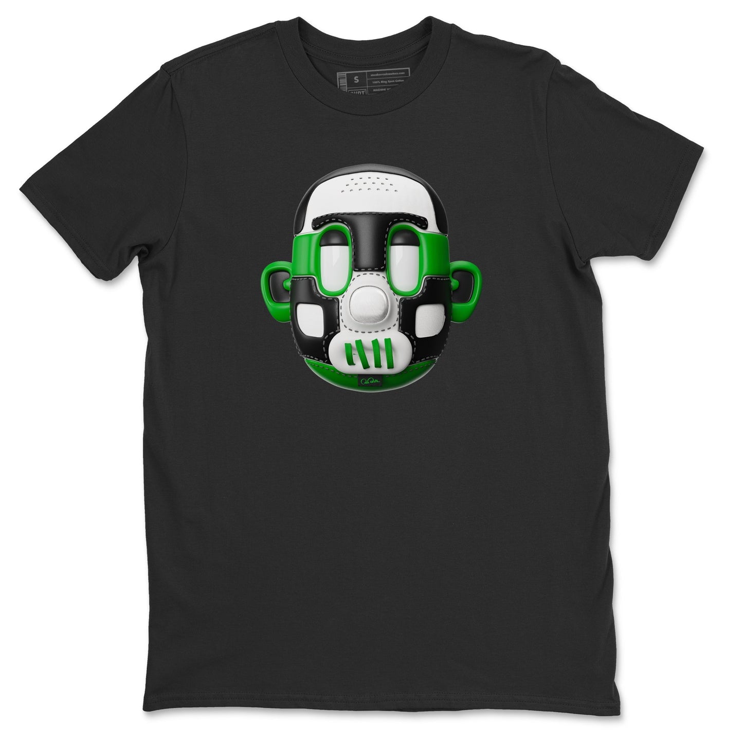 Air Jordan 1 Celtics Sneaker Match Tees Shoe Head Sneaker Tees AJ1 Celtics Drip Gear Zone Unisex Shirts Black 2