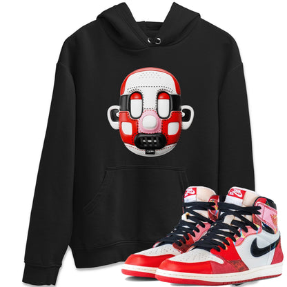 Air Jordan 1 Spider Man Sneaker Match Tees Shoe Head Sneaker Tees AJ1 Spider Man Drip Gear Zone Unisex Shirts Black 1