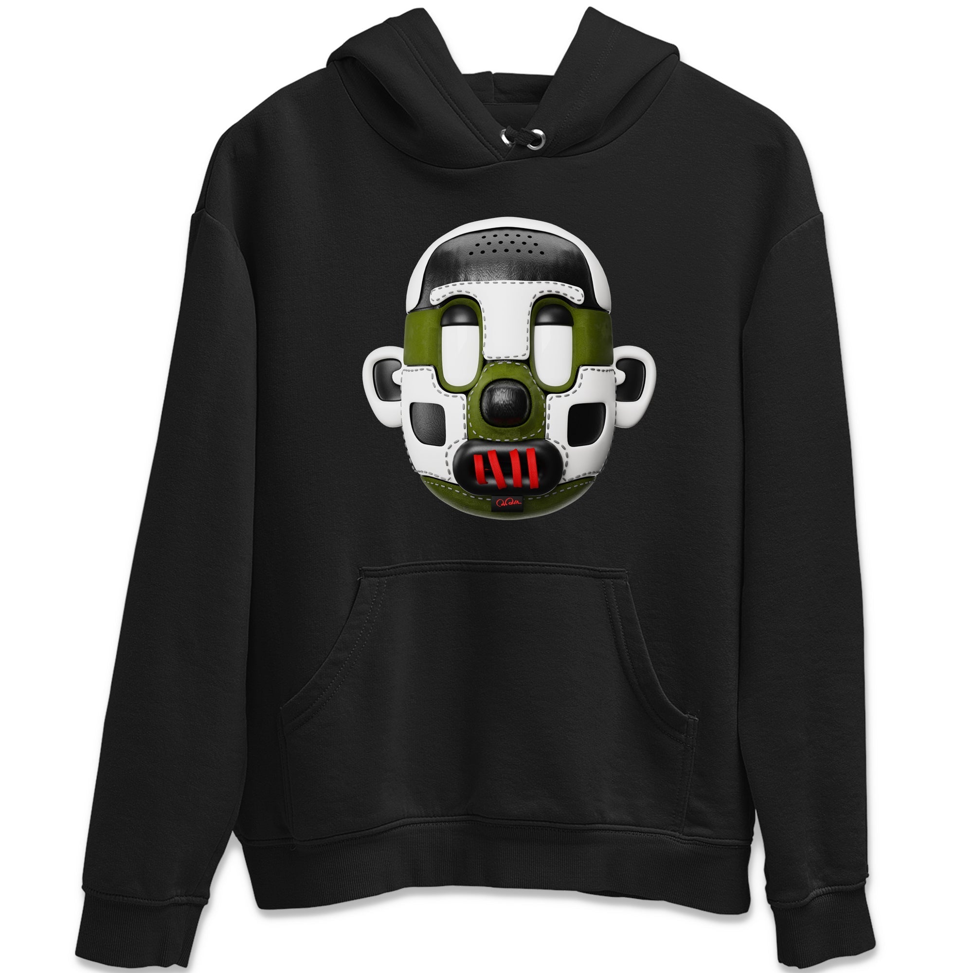 Air Jordan 1 Travis Scott Olive Sneaker Match Tees Shoe Head Sneaker Tees AJ1 Travis Scott Olive Drip Gear Zone Unisex Shirts Black 2