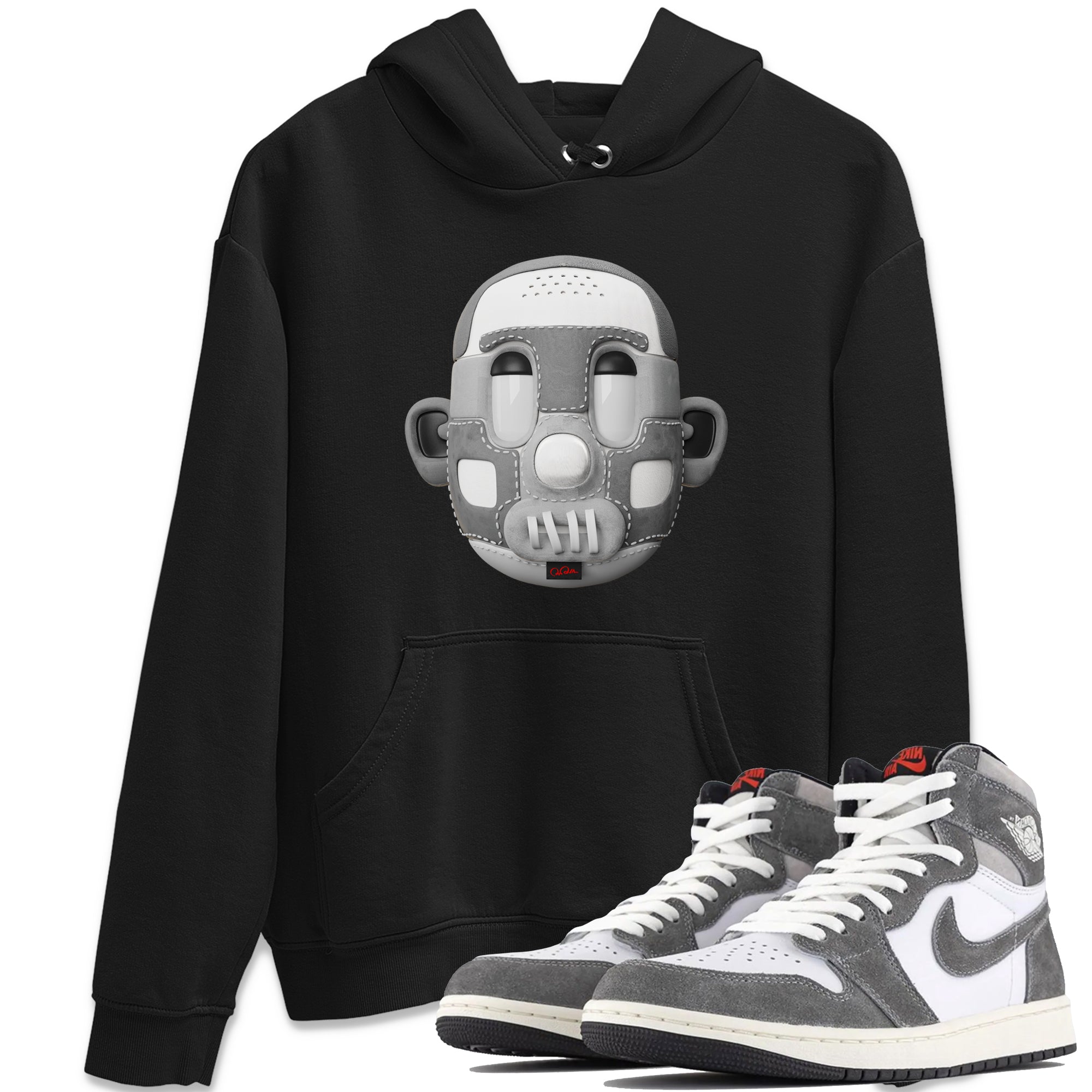 Air Jordan 1 Washed Heritage Sneaker Match Tees Shoe Head Streetwear Sneaker Shirt AJ1 Washed Heritage Sneaker Release Tees Unisex Shirts Black 1