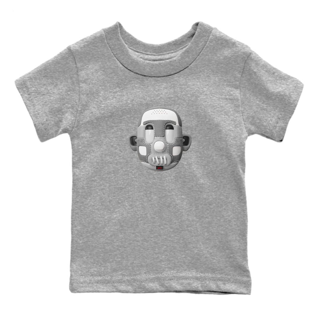 Air Jordan 1 Washed Heritage Sneaker Match Tees Shoe Head Streetwear Sneaker Shirt AJ1 Washed Heritage Sneaker Release Tees Kids Shirts Heather Grey 2