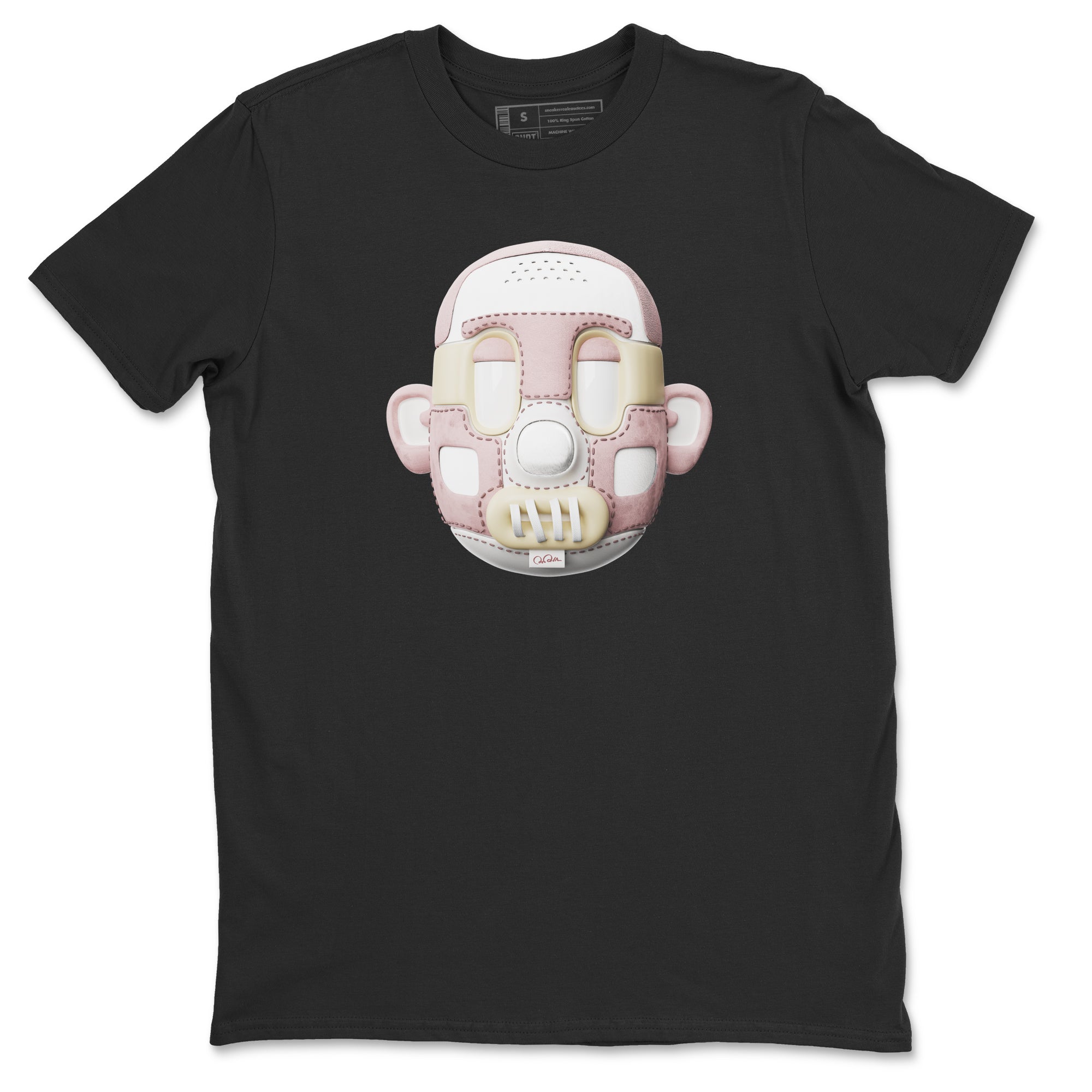 Air Jordan 1 Washed Pink Sneaker Match Tees Shoe Head Sneaker Tees AJ1 Washed Pink Drip Gear Zone Unisex Shirts Black 2