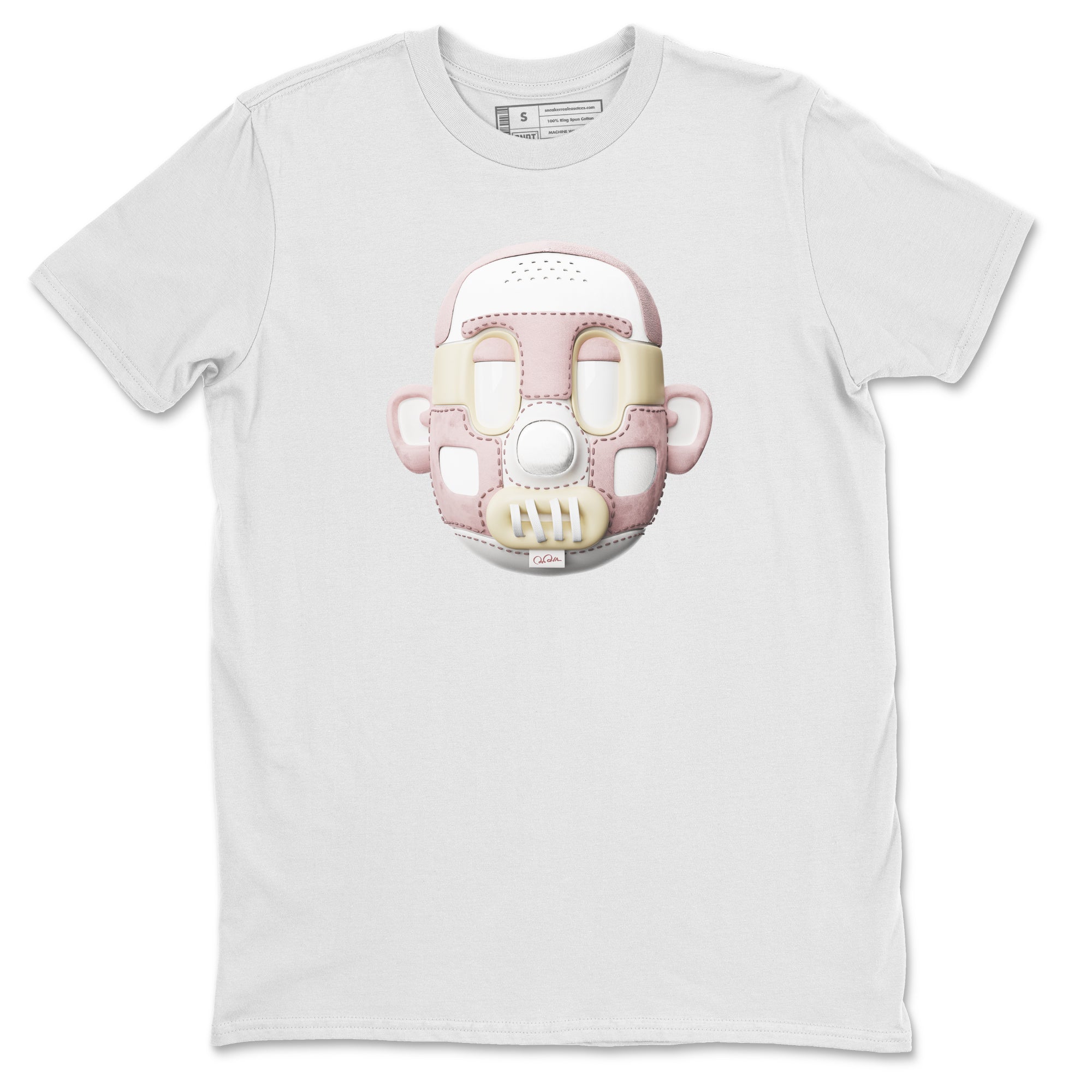 Air Jordan 1 Washed Pink Sneaker Match Tees Shoe Head Sneaker Tees AJ1 Washed Pink Drip Gear Zone Unisex Shirts White 2