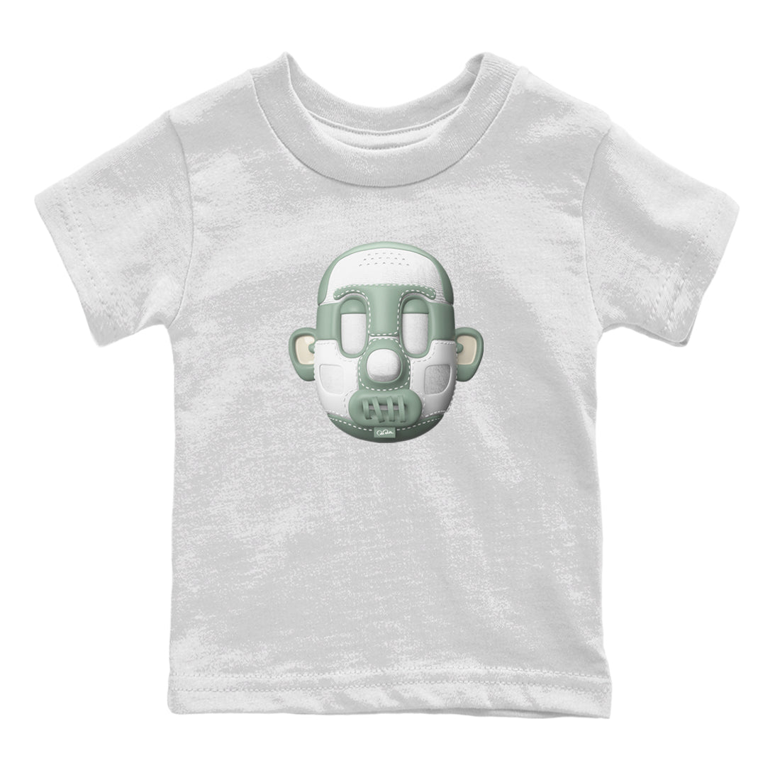 Dunk Mica Green Sneaker Match Tees Shoe Head Sneaker Tees Dunk Low Mica Green Sneaker Release Tees Kids Shirts White 2