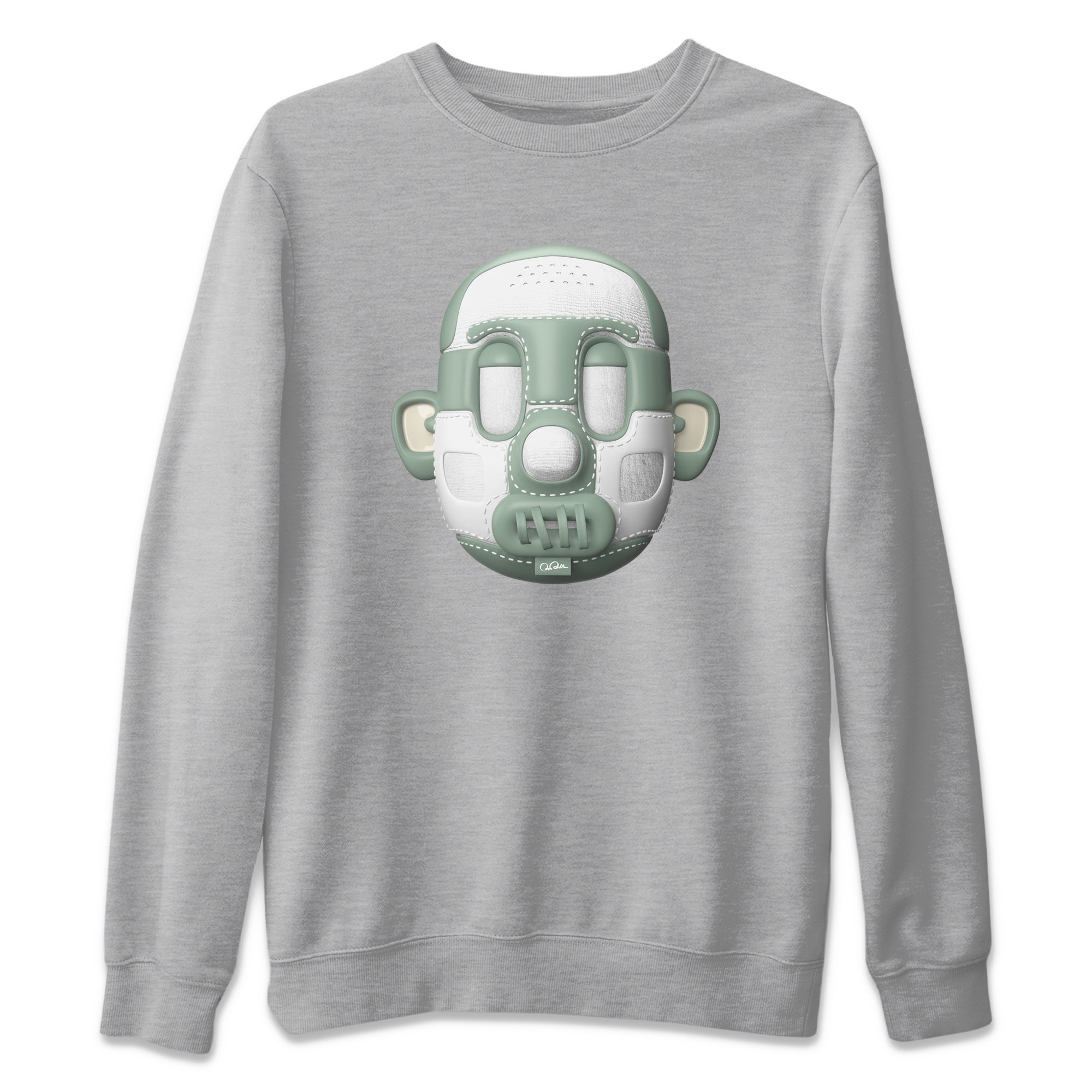 Dunk Mica Green Sneaker Match Tees Shoe Head Sneaker Tees Dunk Low Mica Green Sneaker Release Tees Unisex Shirts Heather Grey 2