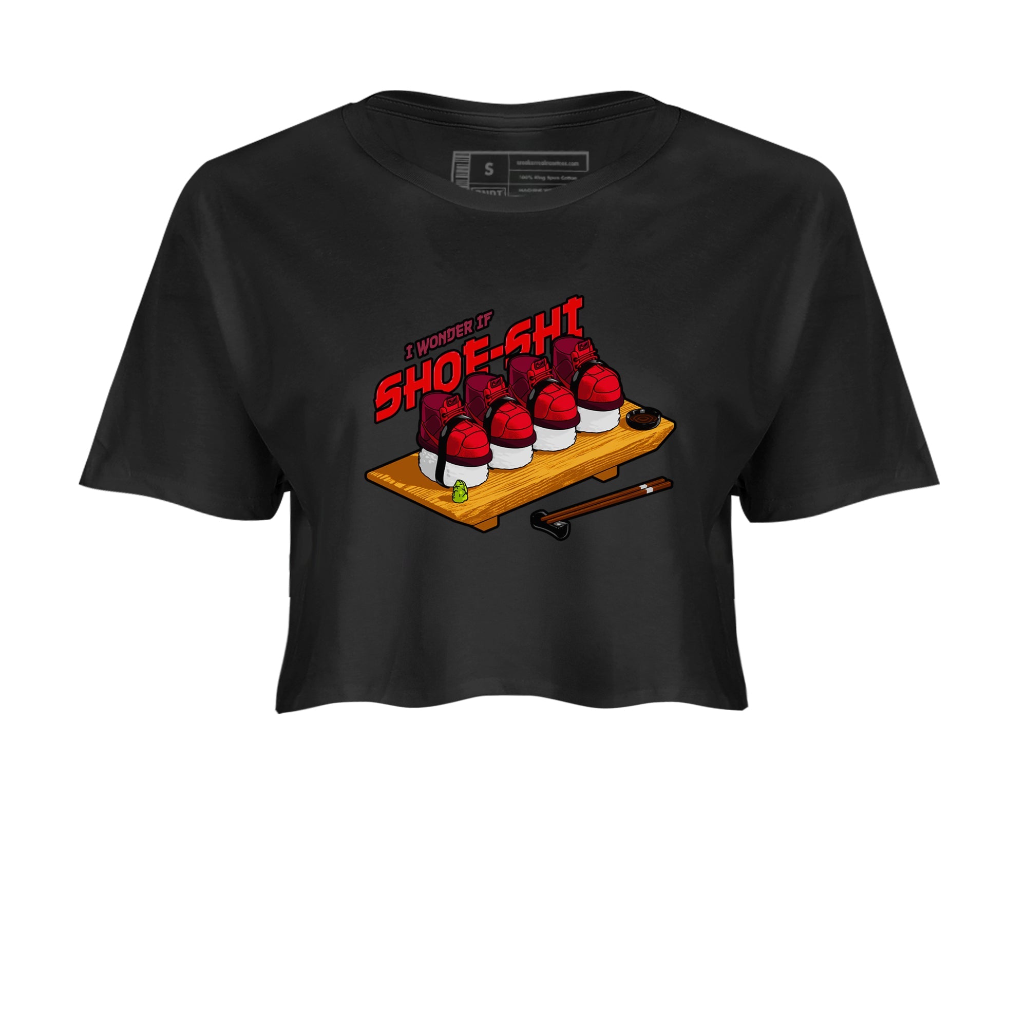 Air Force 1 Layers of Love shirt to match jordans Shoe-Shi sneaker tees af1 Layers of Love Drip Gear Zone Black 2 crop length shirt