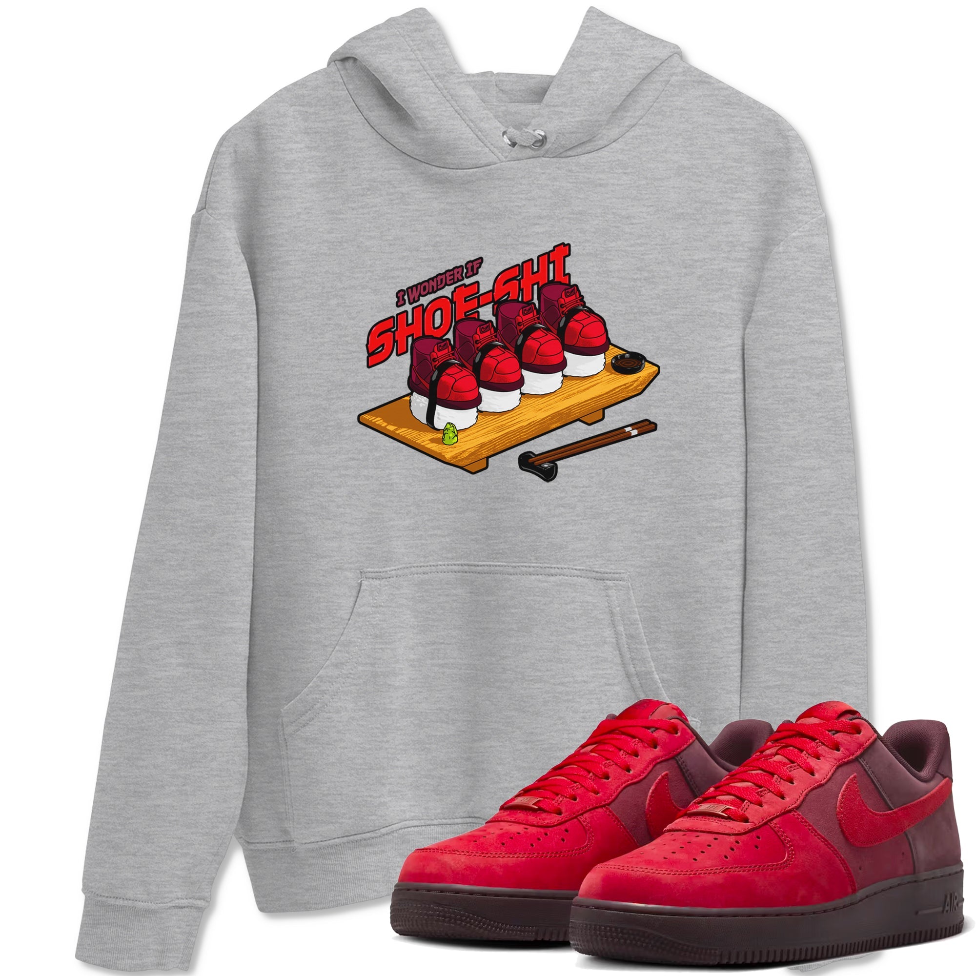 Air Force 1 Layers of Love shirt to match jordans Shoe-Shi sneaker tees af1 Layers of Love Drip Gear Zone unisex cotton Heather Grey 1 crew neck shirt