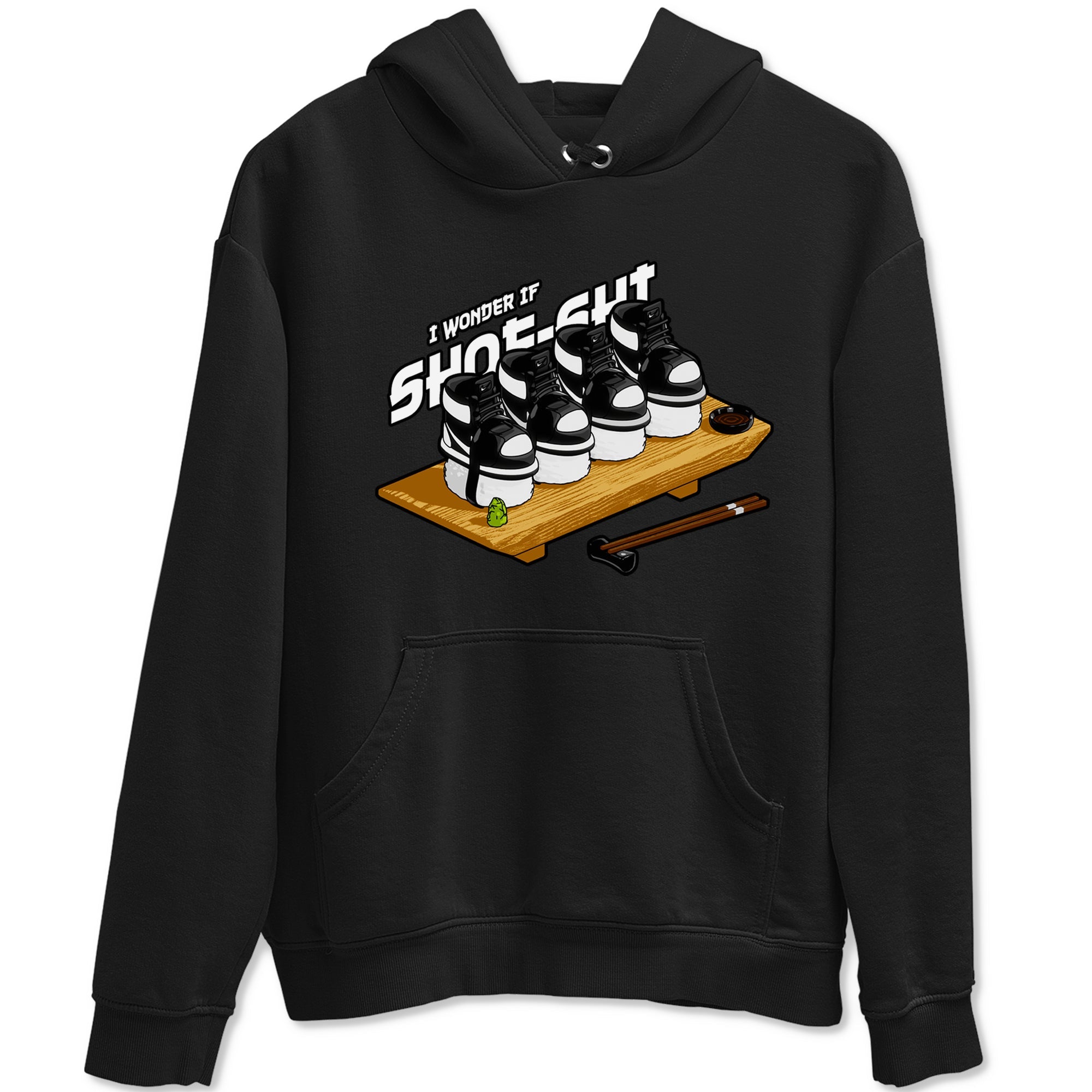 1s Black White shirt to match jordans Shoe-Shi sneaker tees Air Jordan 1 High OG Black White Drip Gear Zone unisex cotton Black 2 crew neck shirt