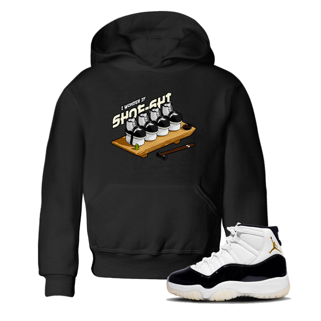 Air Jordan 11 Gratitude shirt to match jordans Shoe-Shi sneaker tees AJ11 Gratitude Drip Gear Zone Baby Toddler Black 1 T-Shirt