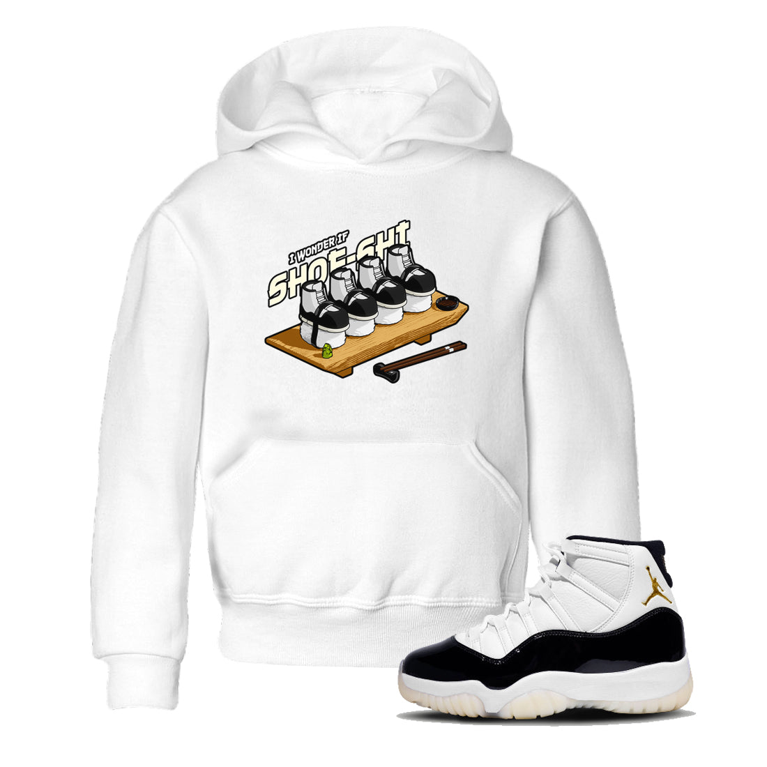 Air Jordan 11 Gratitude shirt to match jordans Shoe-Shi sneaker tees AJ11 Gratitude Drip Gear Zone Baby Toddler White 1 T-Shirt