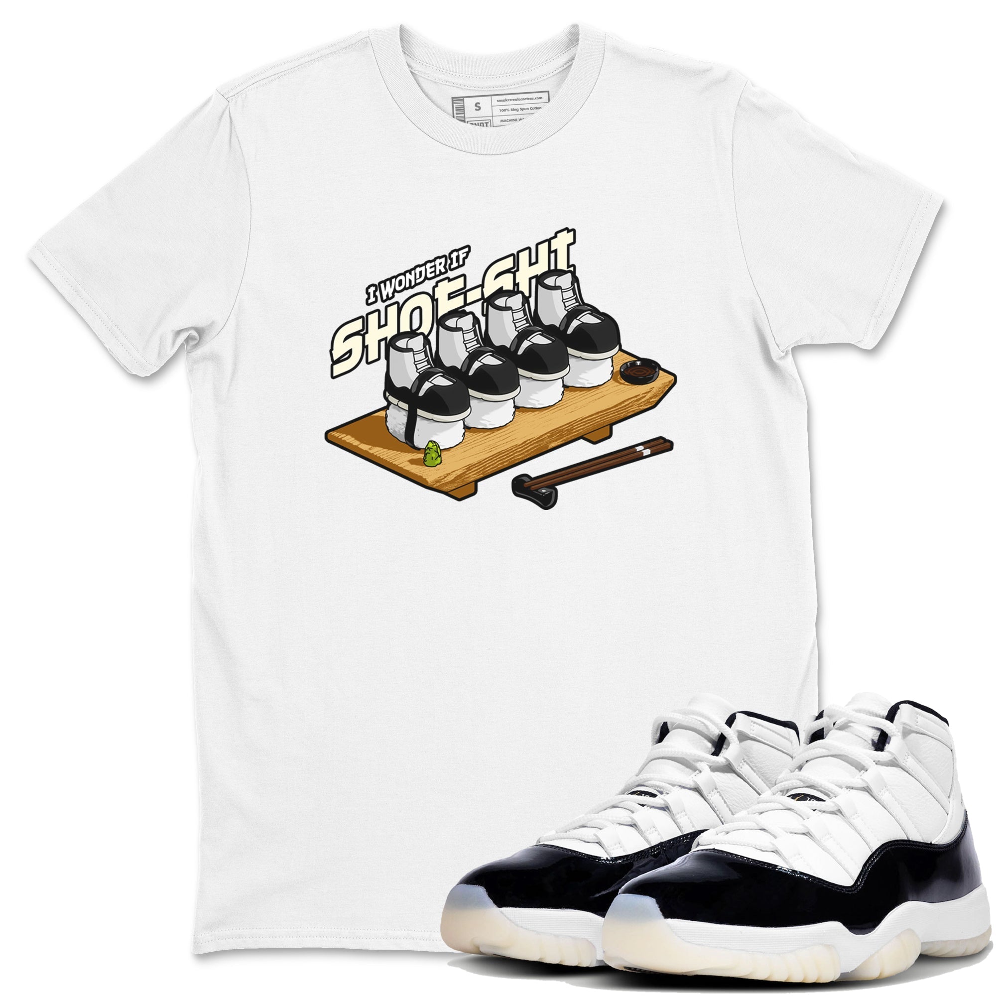 Air Jordan 11 Gratitude shirt to match jordans Shoe-Shi sneaker tees AJ11 Gratitude Drip Gear Zone Unisex White 1 T-Shirt