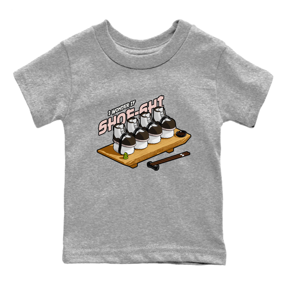 Air Jordan 11 Neapolitan shirt to match jordans Shoe-Shi sneaker matching t-shirts and clothing AJ11 Neapolitan Drip Gear Zone Youth Kids Toddler Heather Grey 2 T-Shirt